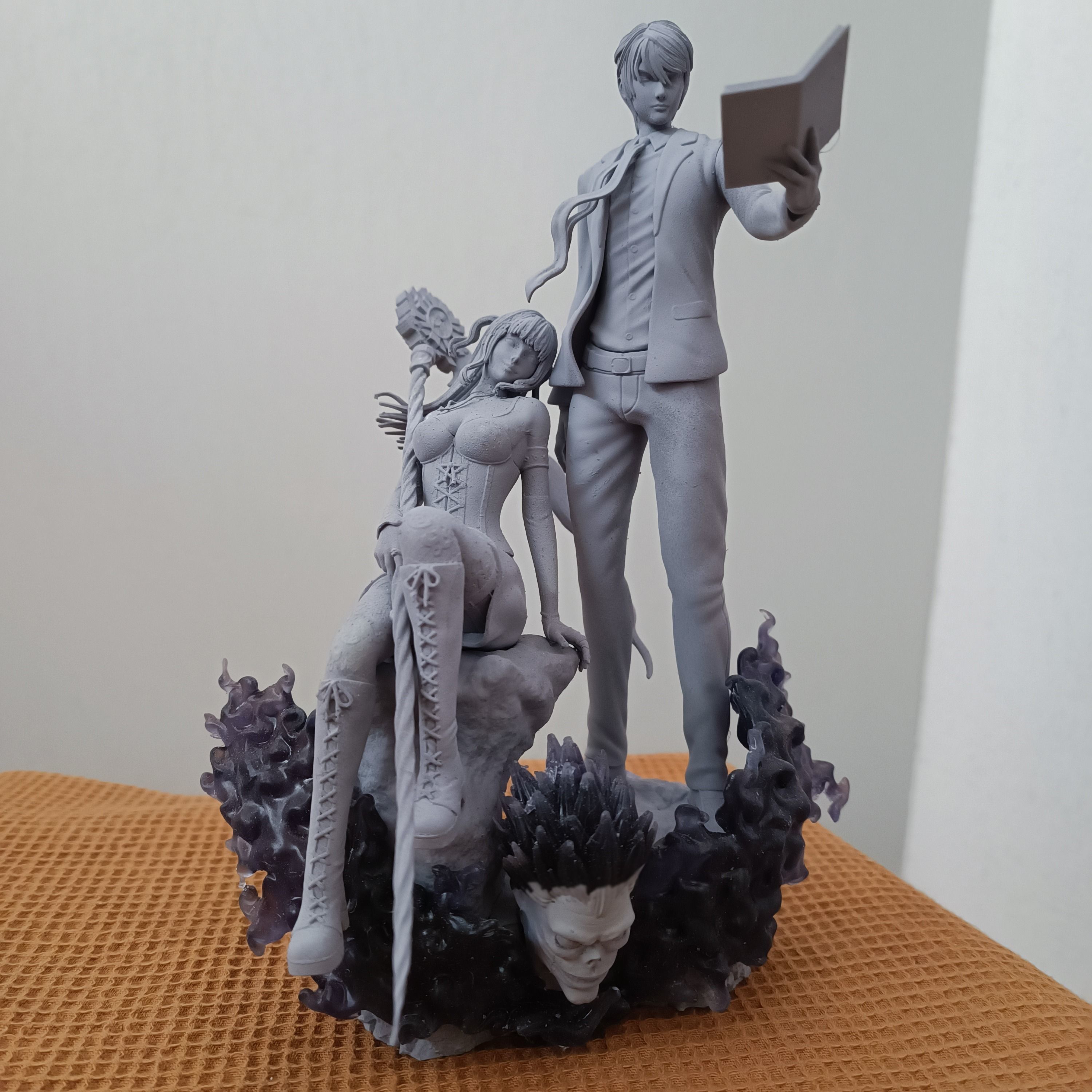 Light and Misa - Death Note 3D print model_9