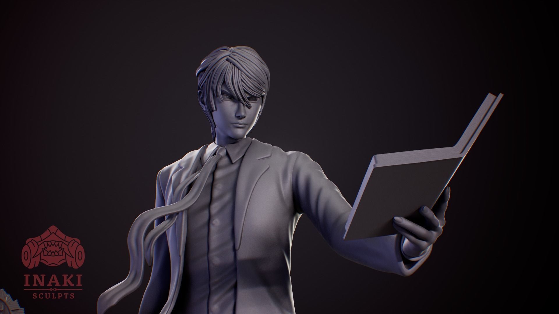 Light and Misa - Death Note 3D print model_3