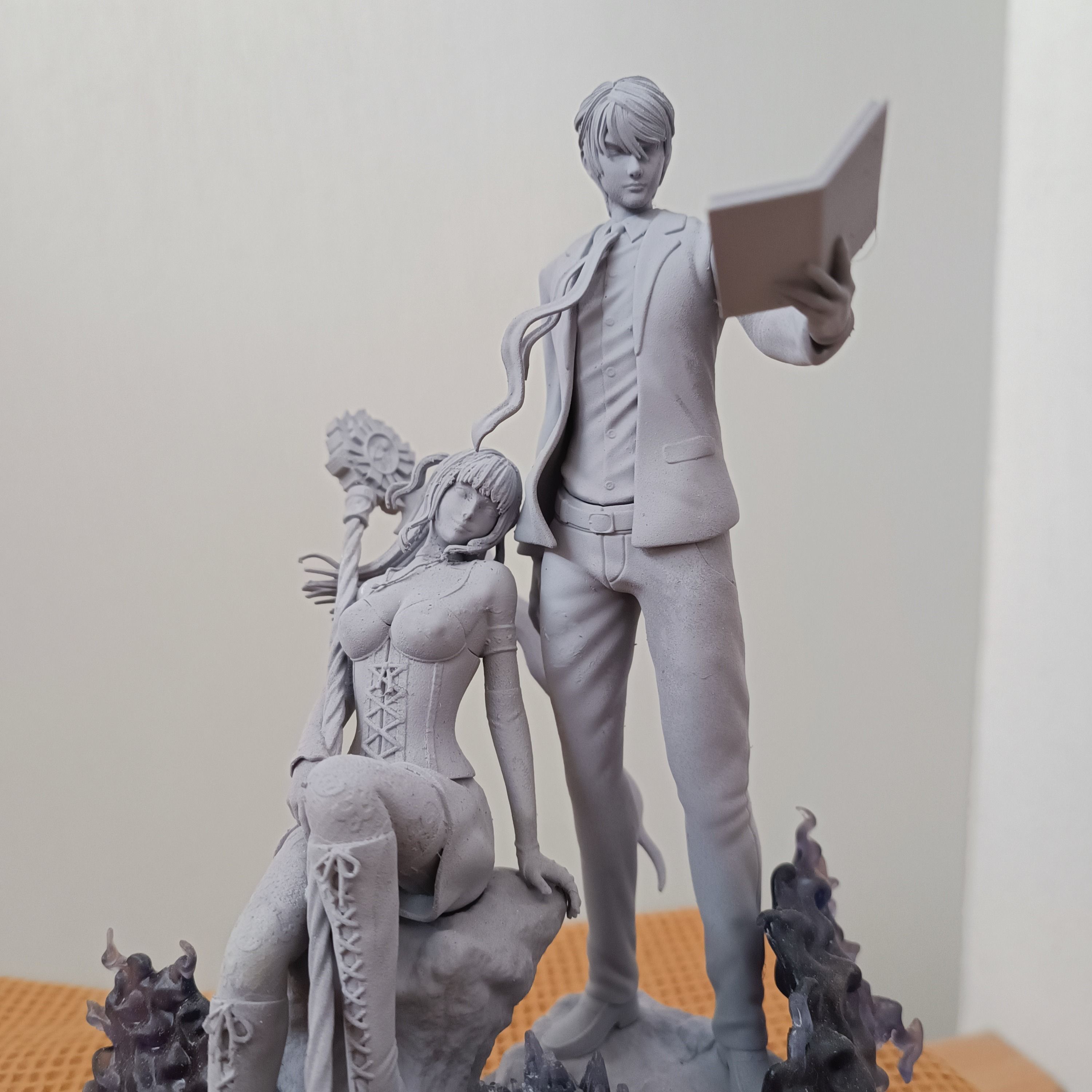 Light and Misa - Death Note 3D print model_10