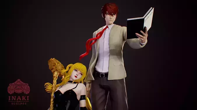 Light and Misa - Death Note