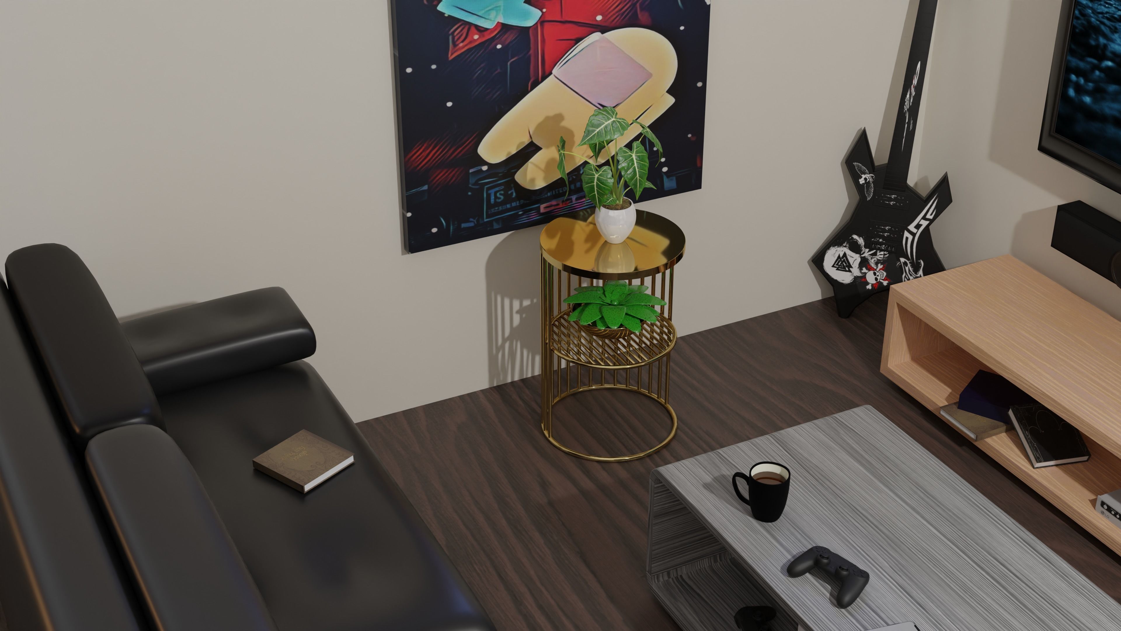 Sofa Side Table 1 3D model_1