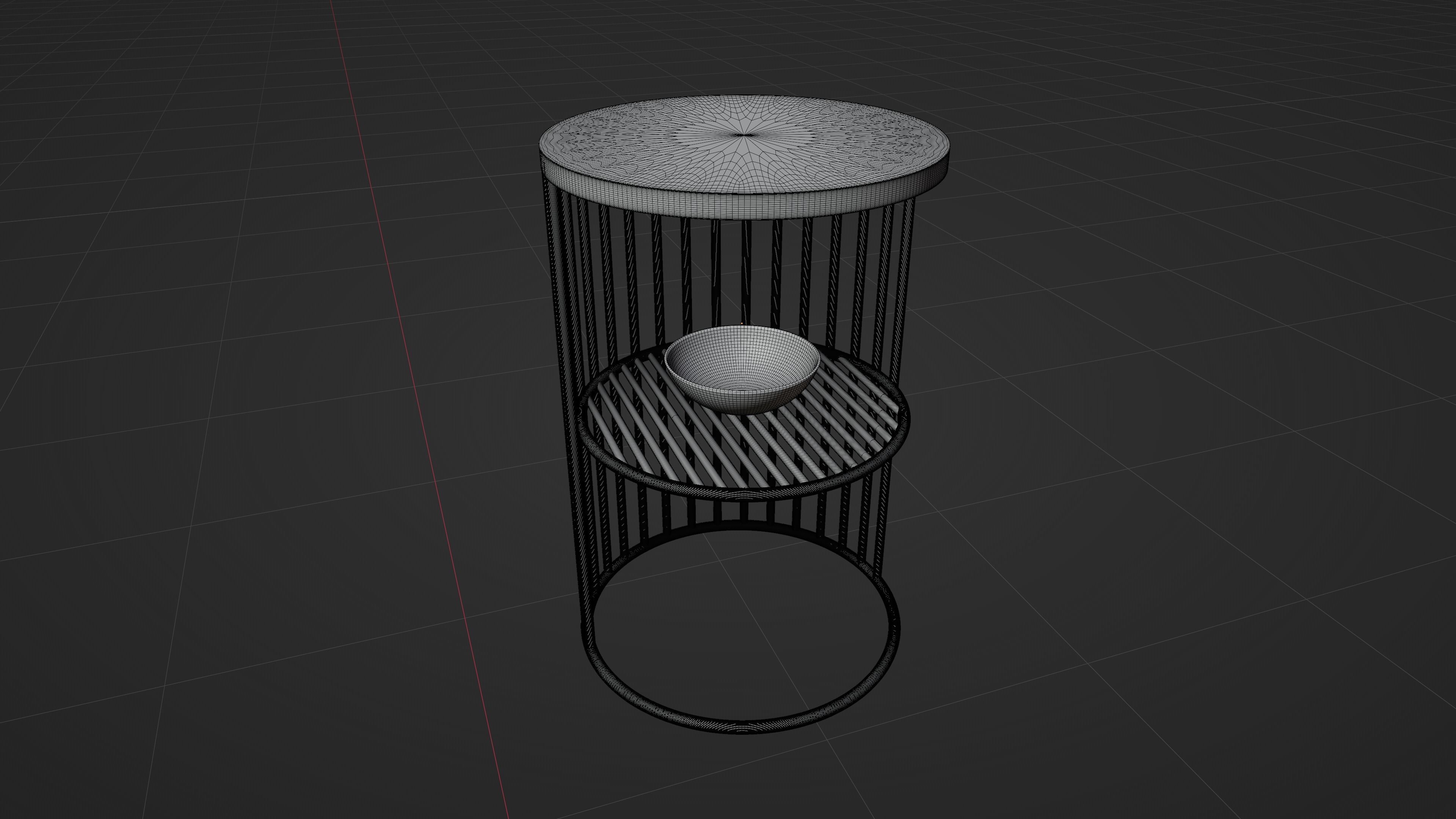 Sofa Side Table 1 3D model_6
