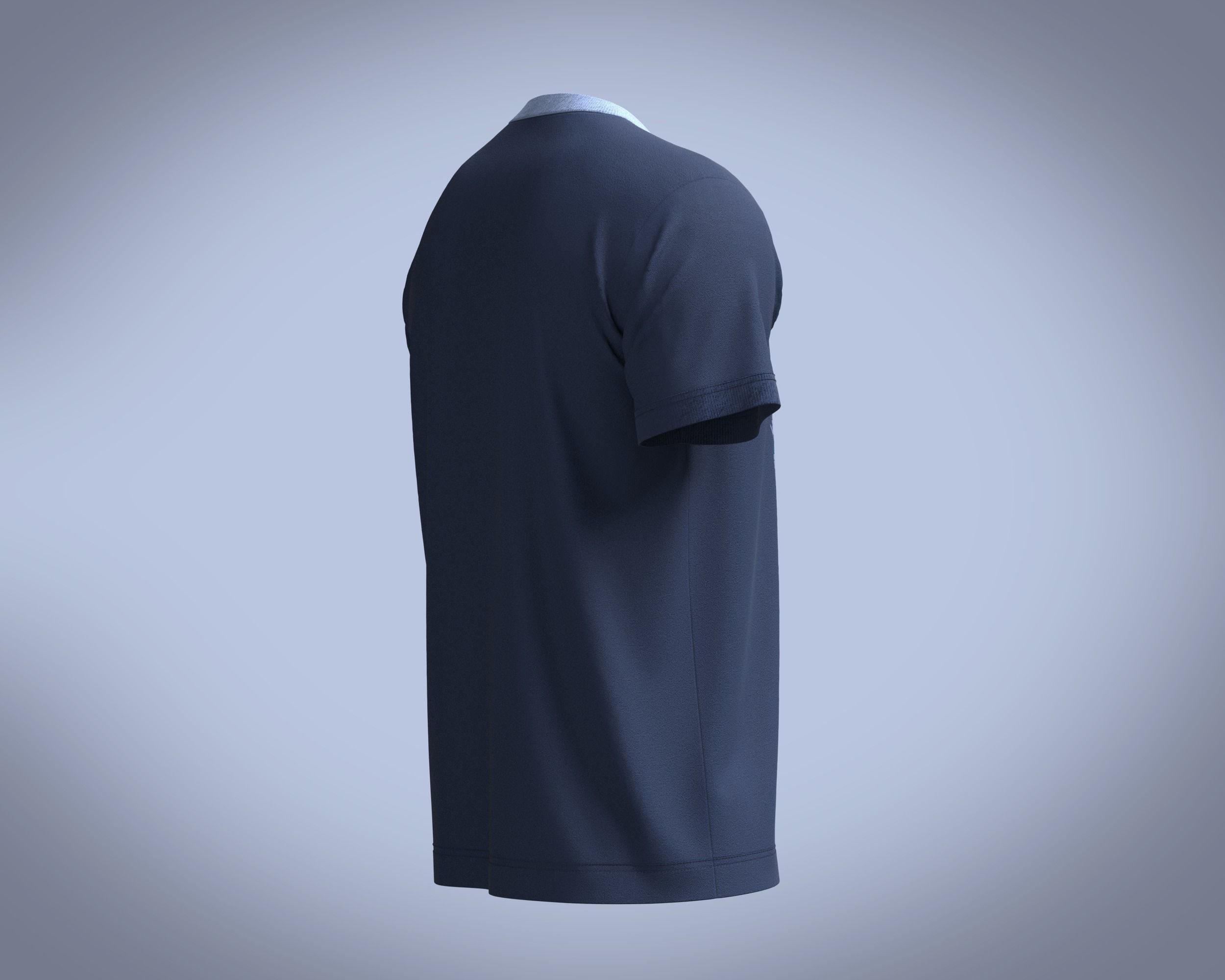 T-Shirt ROCK 3D model_3