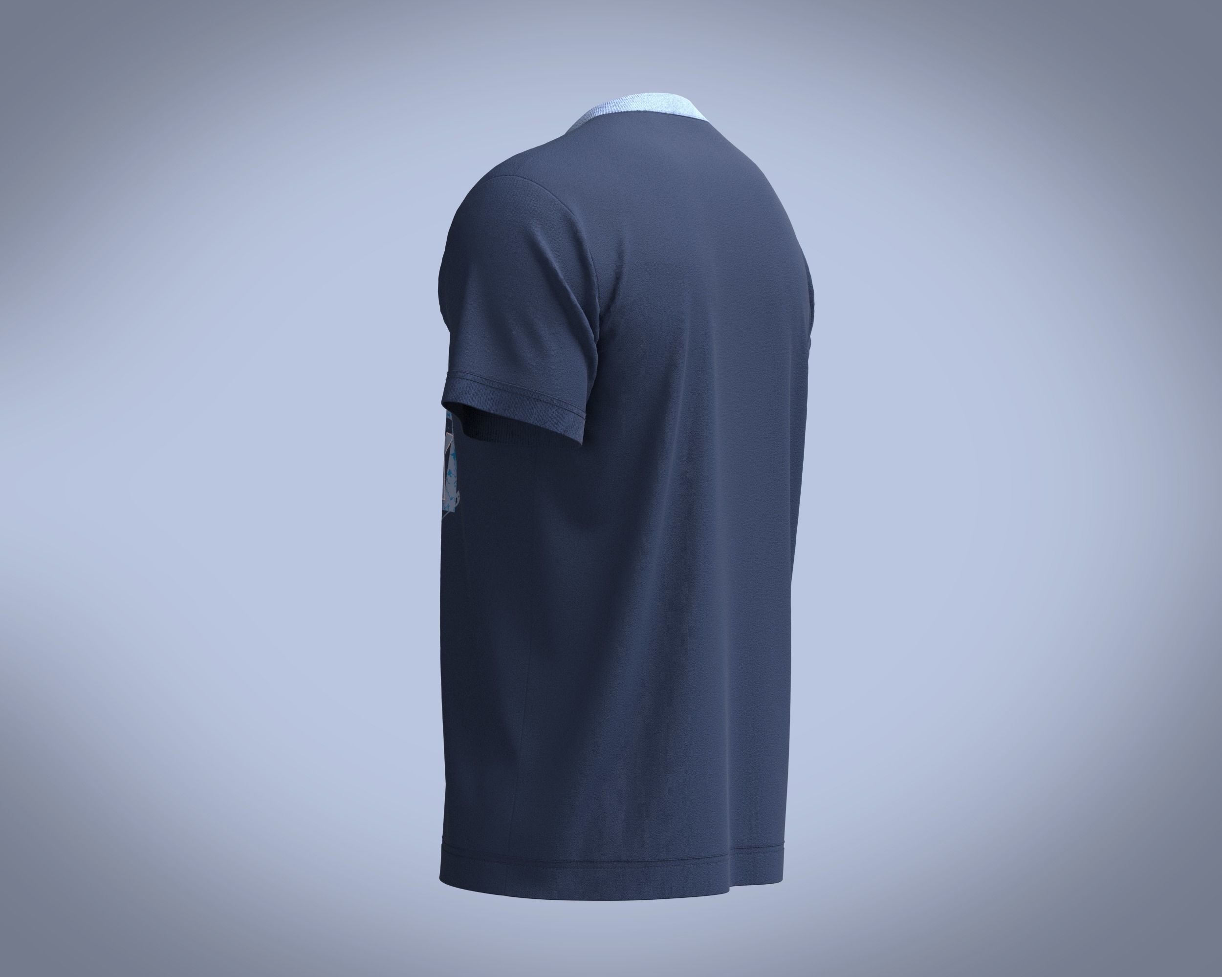 T-Shirt ROCK 3D model_4