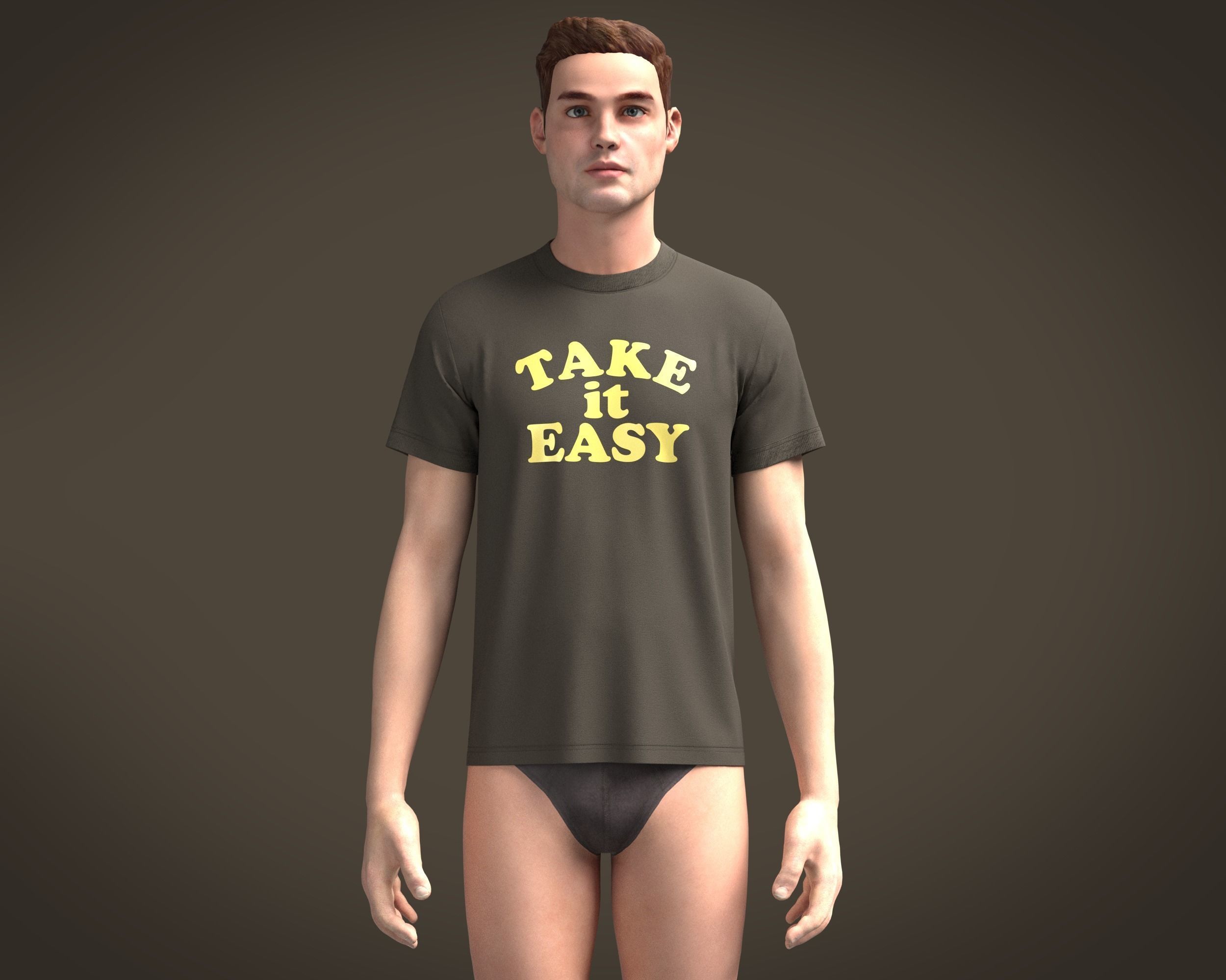 T-Shirt TAKE ME 3D model_1