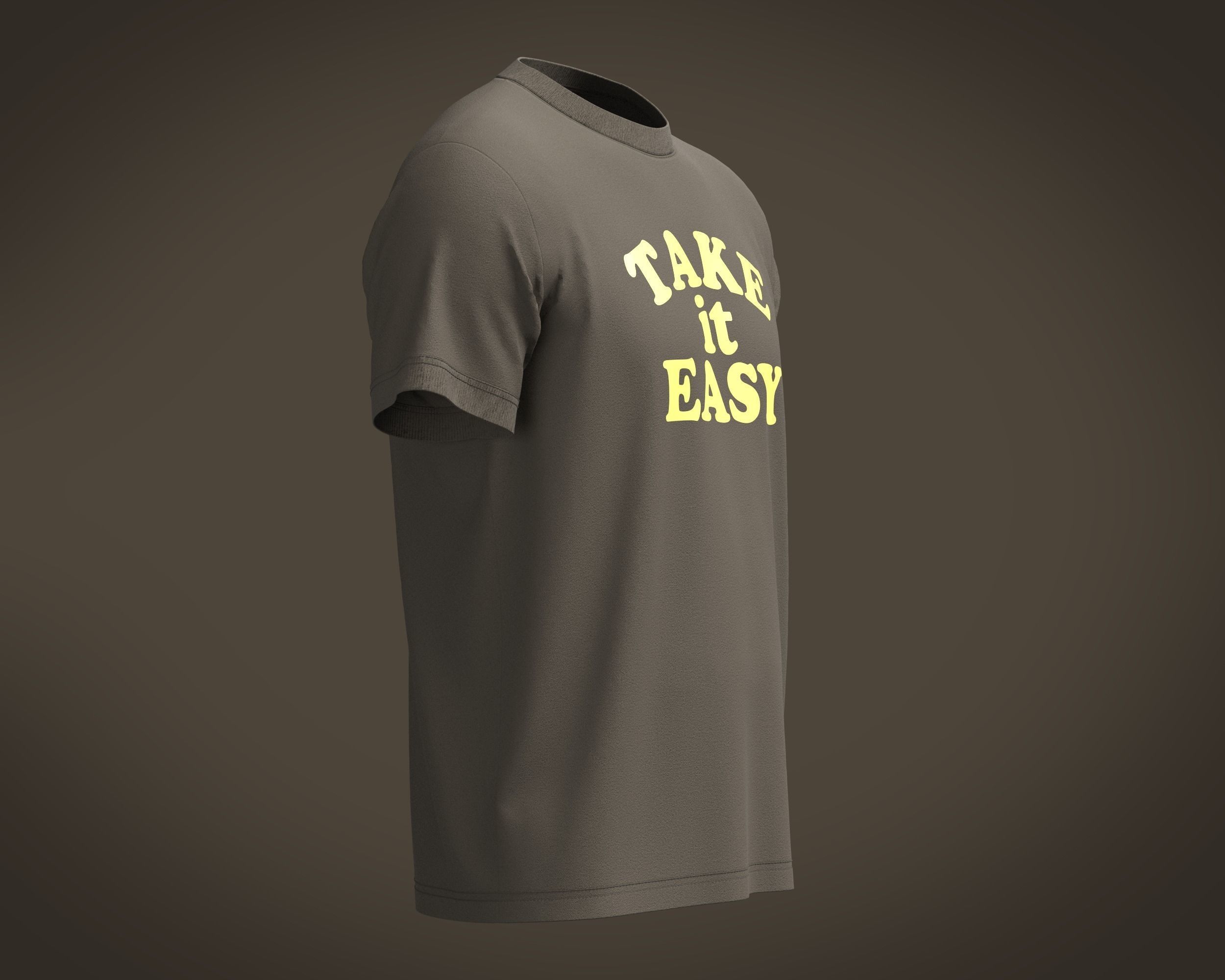 T-Shirt TAKE ME 3D model_2