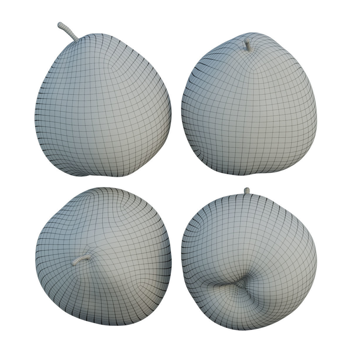 Cheeky pear 02 3D model_18