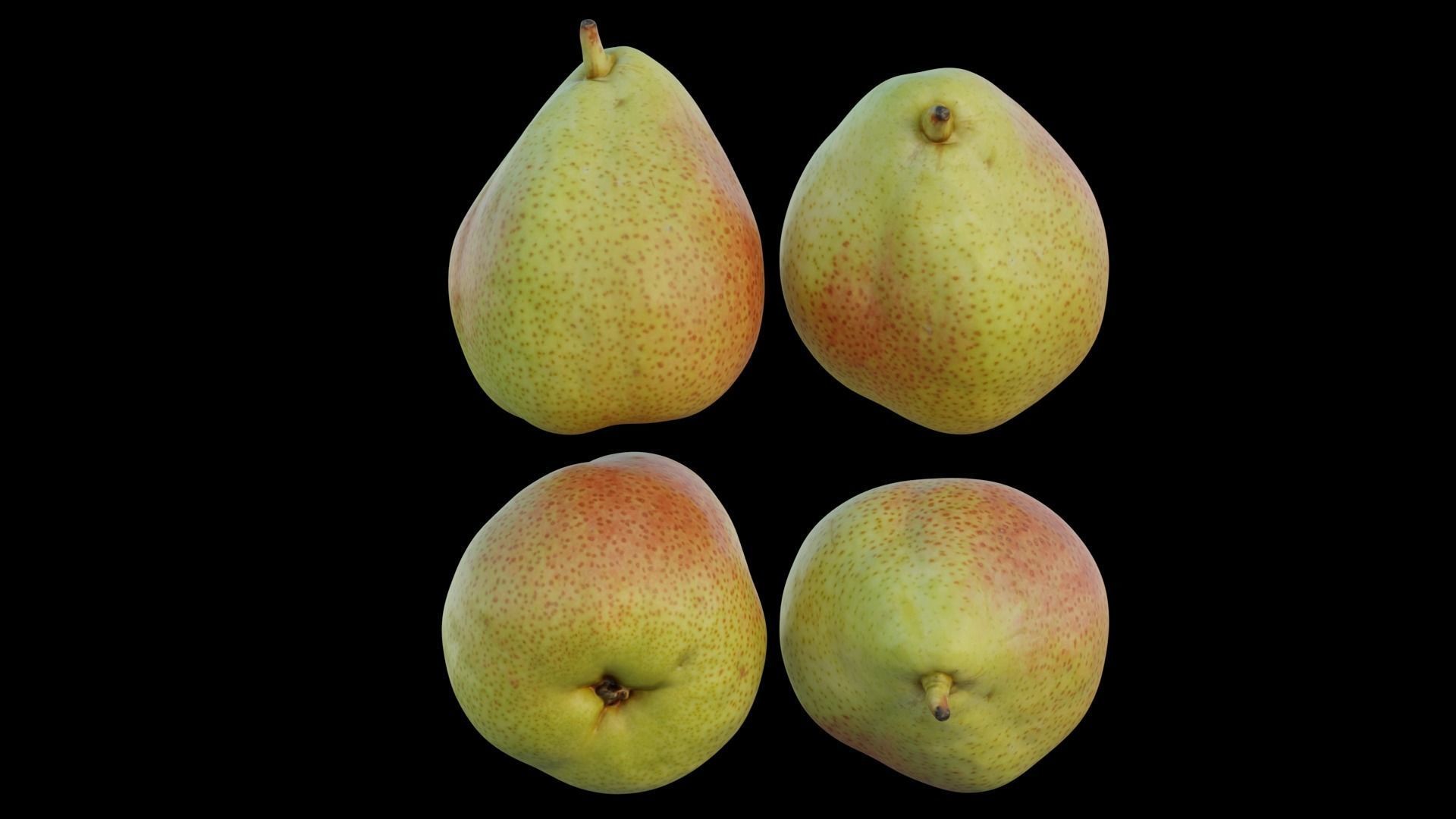 Cheeky pear 02 3D model_14