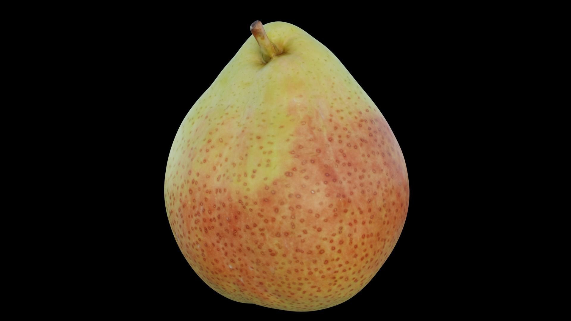 Cheeky pear 02 3D model_11