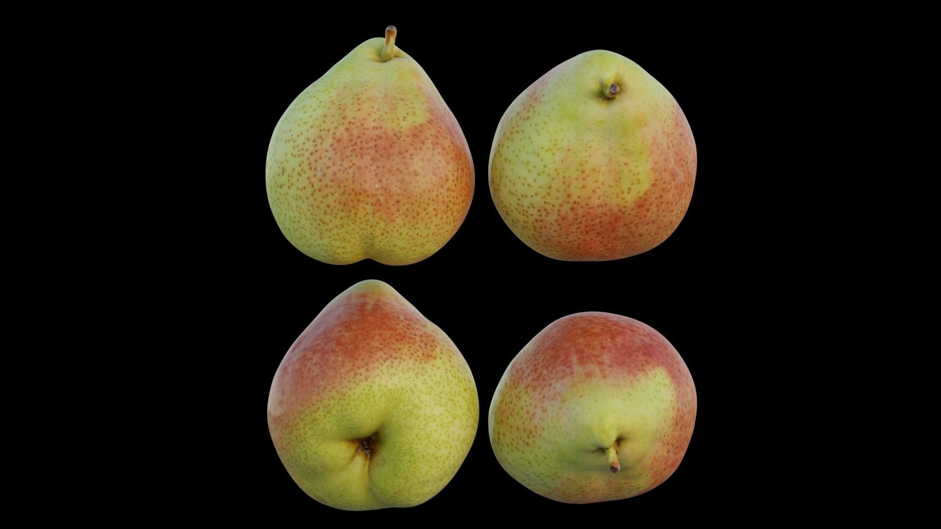 Cheeky pear 02 3D model_15