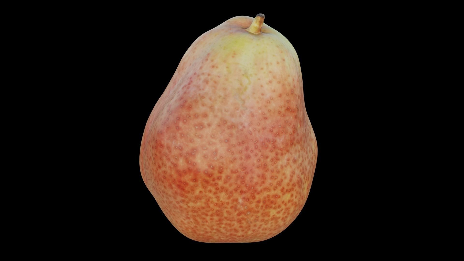 Cheeky pear 02 3D model_10