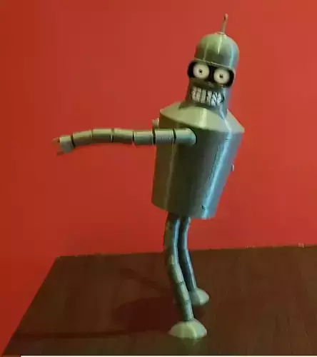 Bender Action Figure  Futurama 3D print model