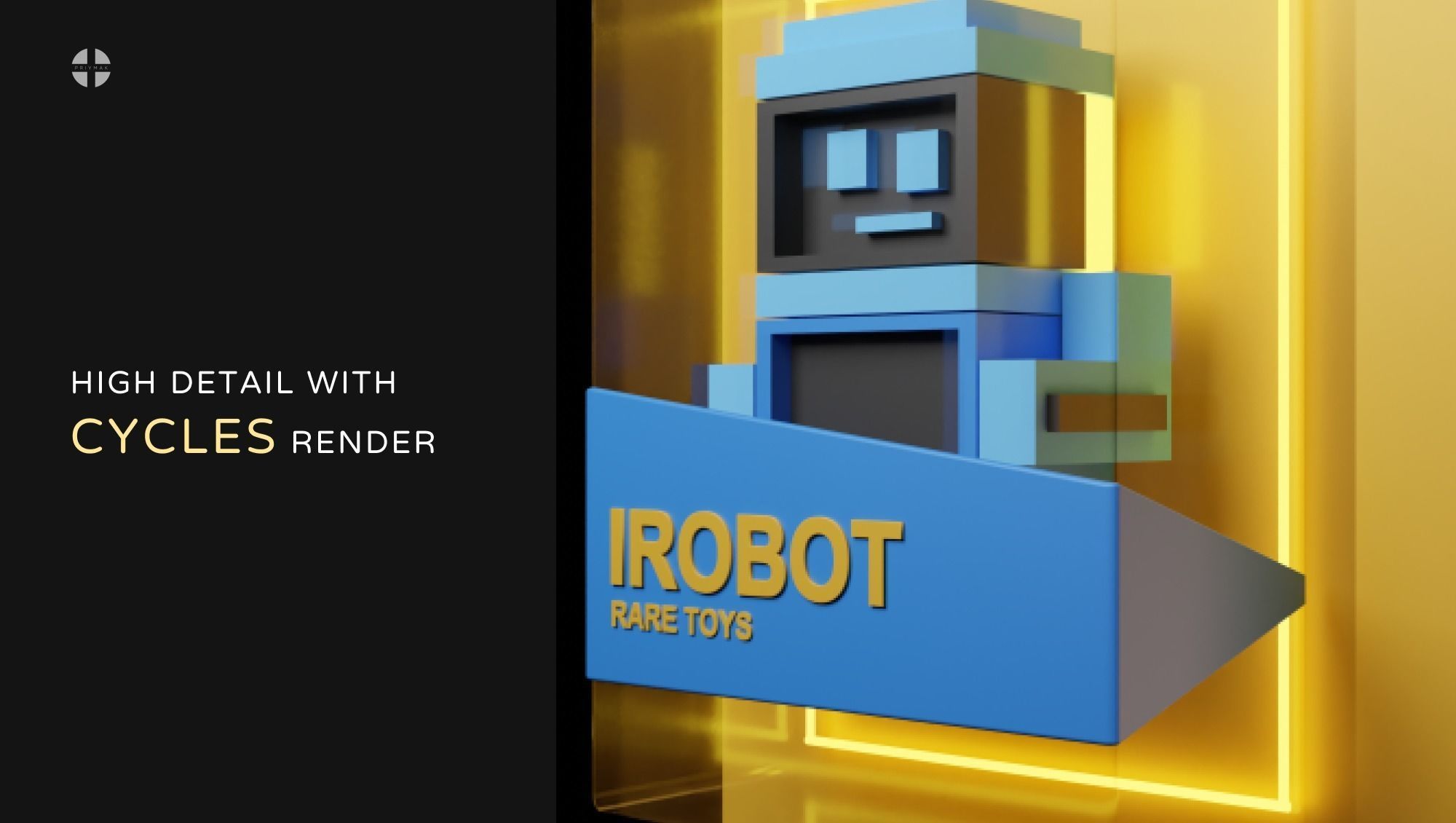 NFT TOY BOX template for Blender  3D model_4