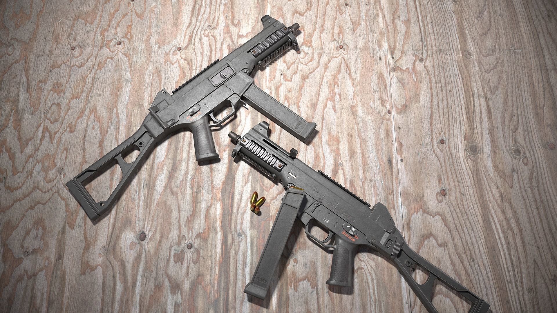 HK UMP-45 - Game ready  Low-poly 3D model_2