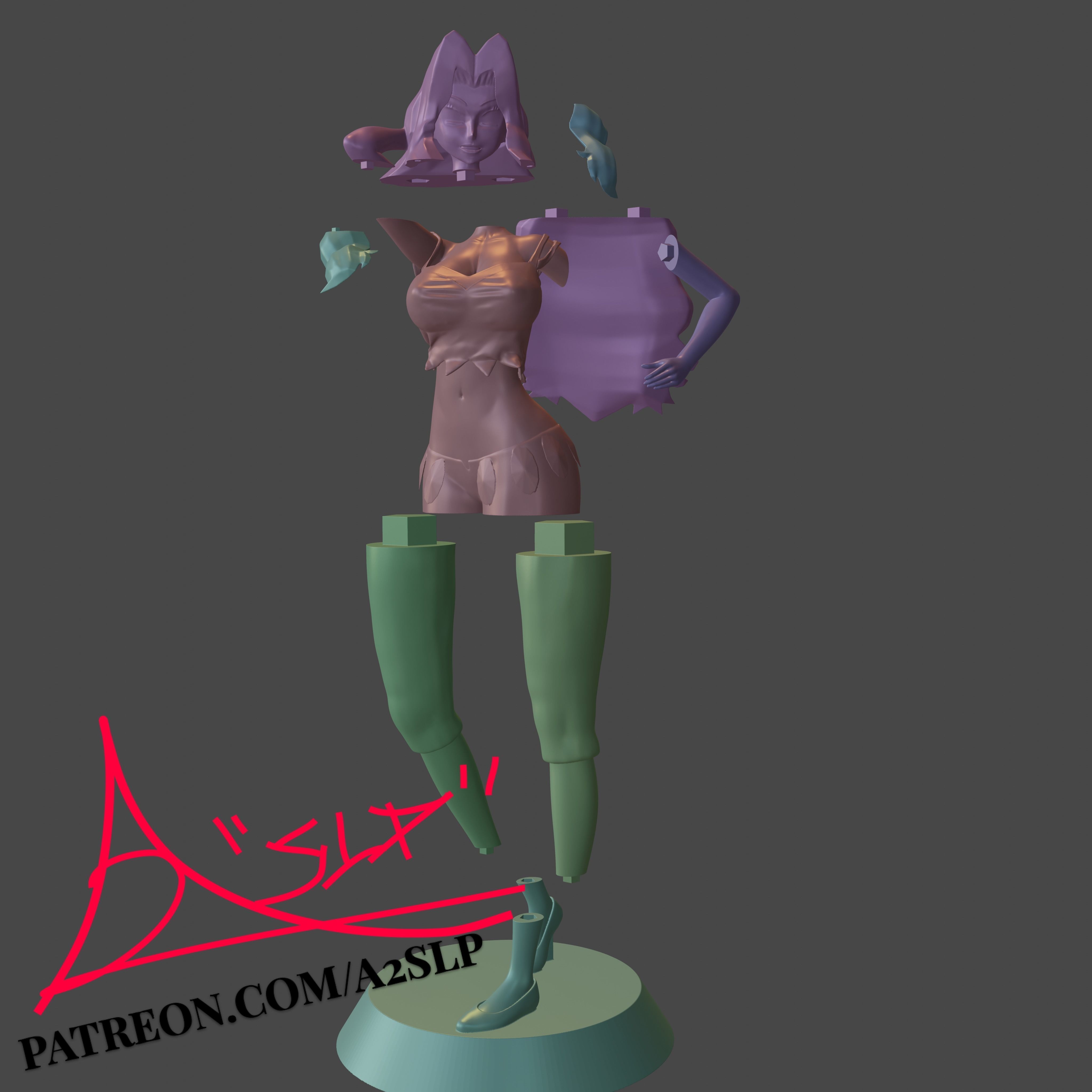 Karen -pokemon- 3D print model_5