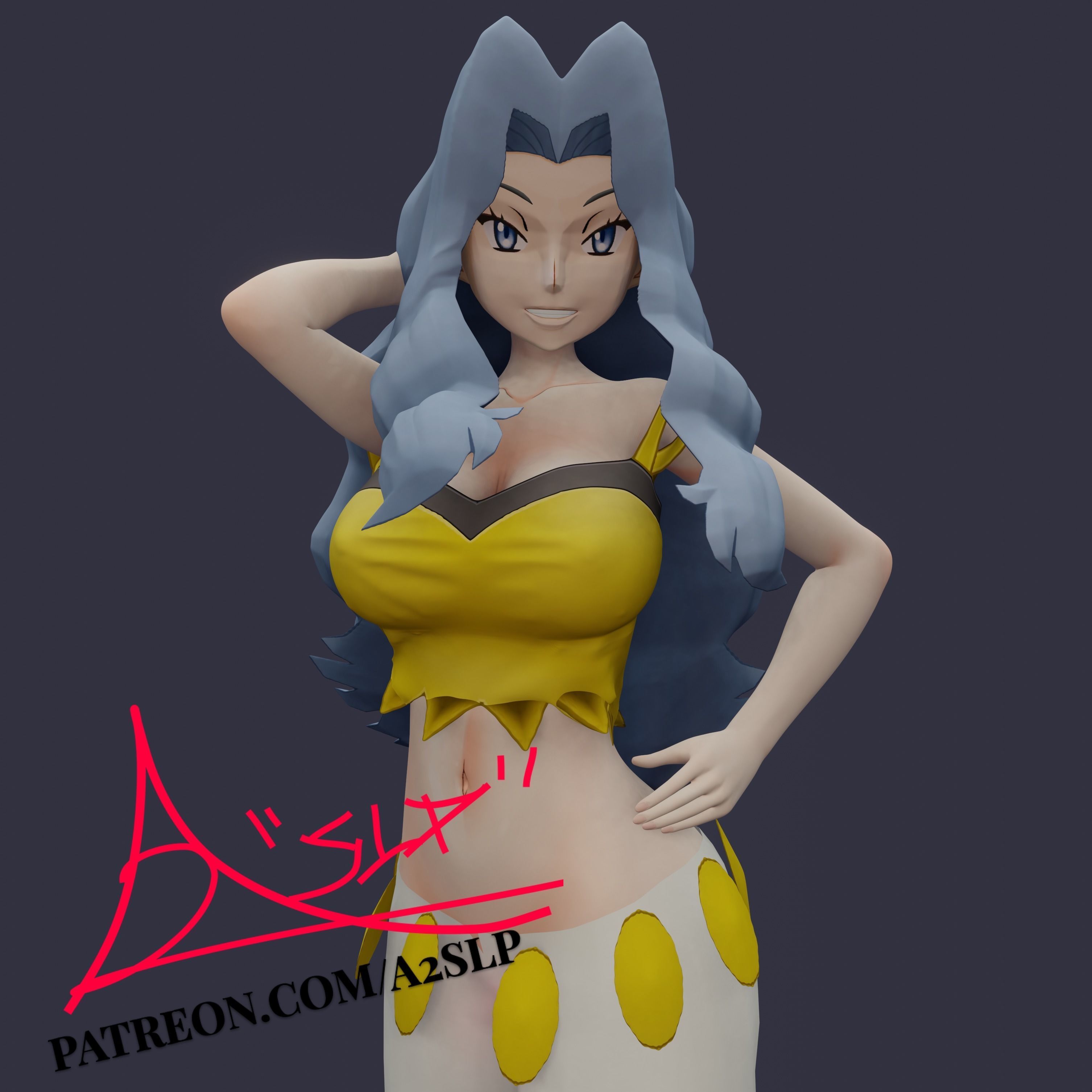 Karen -pokemon- 3D print model_3