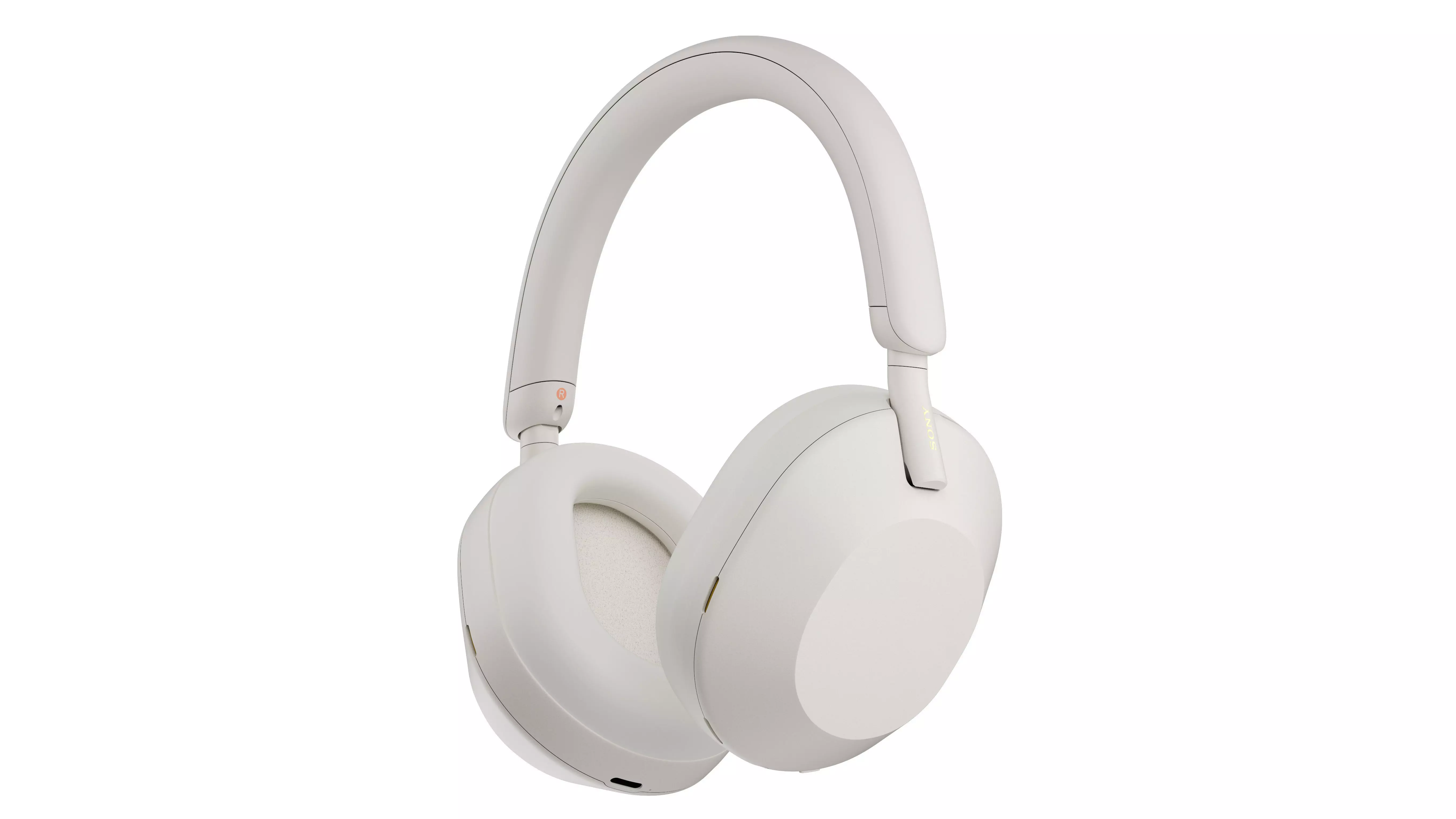 Headphone Sony WH - 1000XM5 Beige 3D model_0