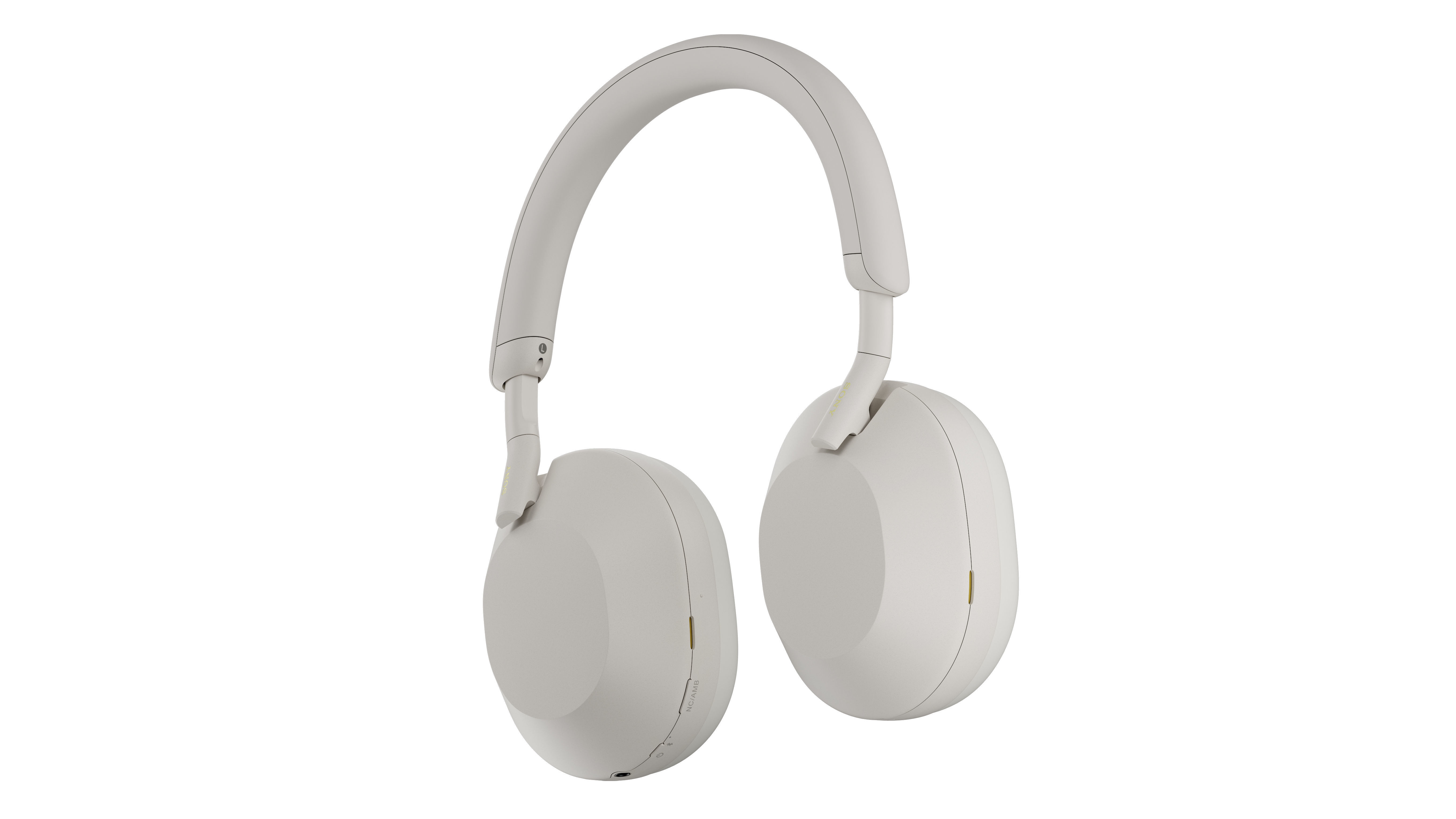 Headphone Sony WH - 1000XM5 Beige 3D model_5