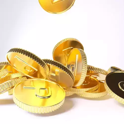 Point Coin Drop Animation 3D model