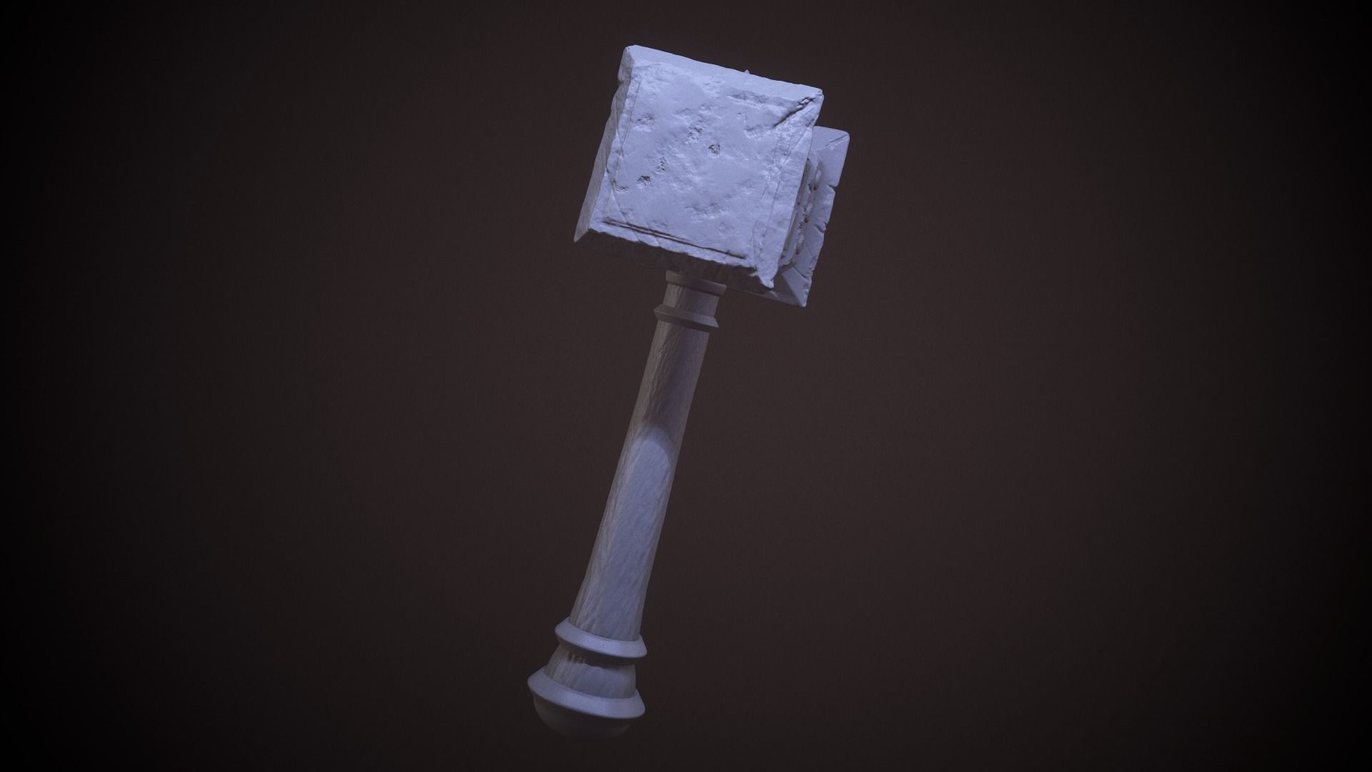 Doomhammer Warcraft 3D printable 3D print model_3