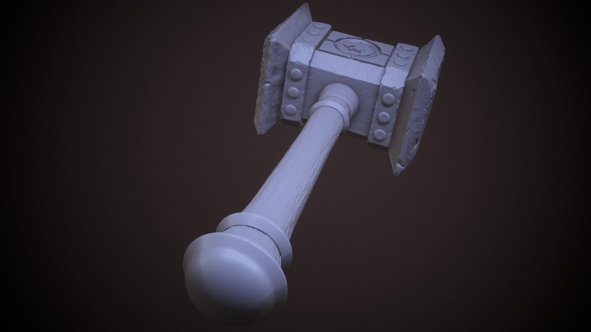 Doomhammer Warcraft 3D printable 3D print model_5
