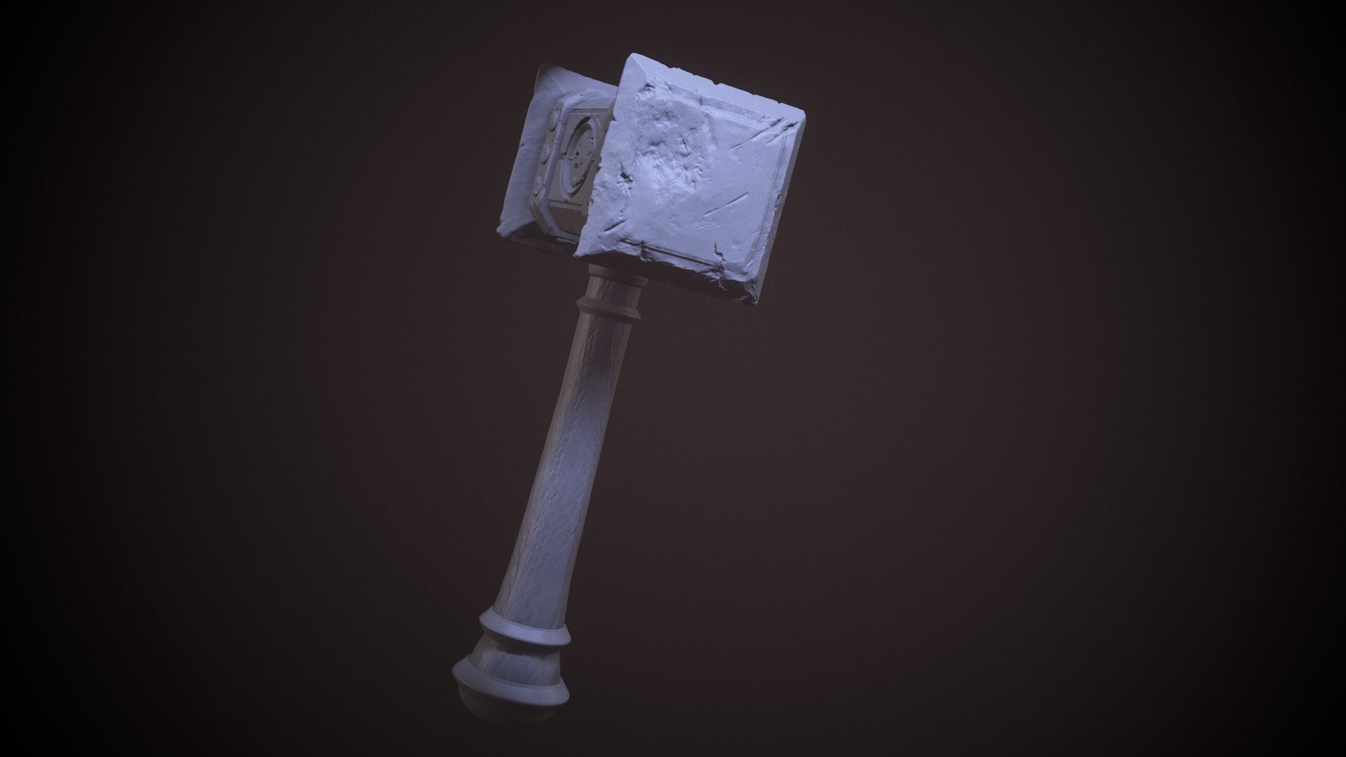 Doomhammer Warcraft 3D printable 3D print model_2