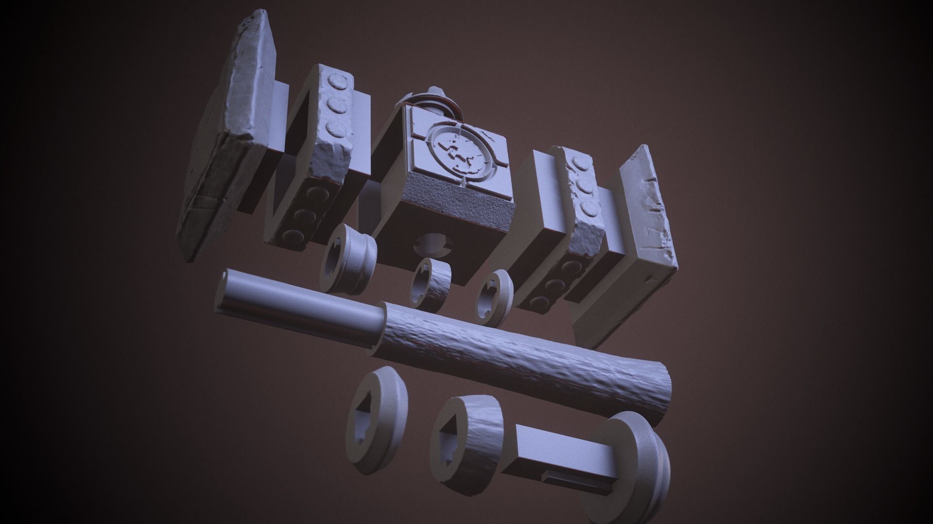 Doomhammer Warcraft 3D printable 3D print model_10