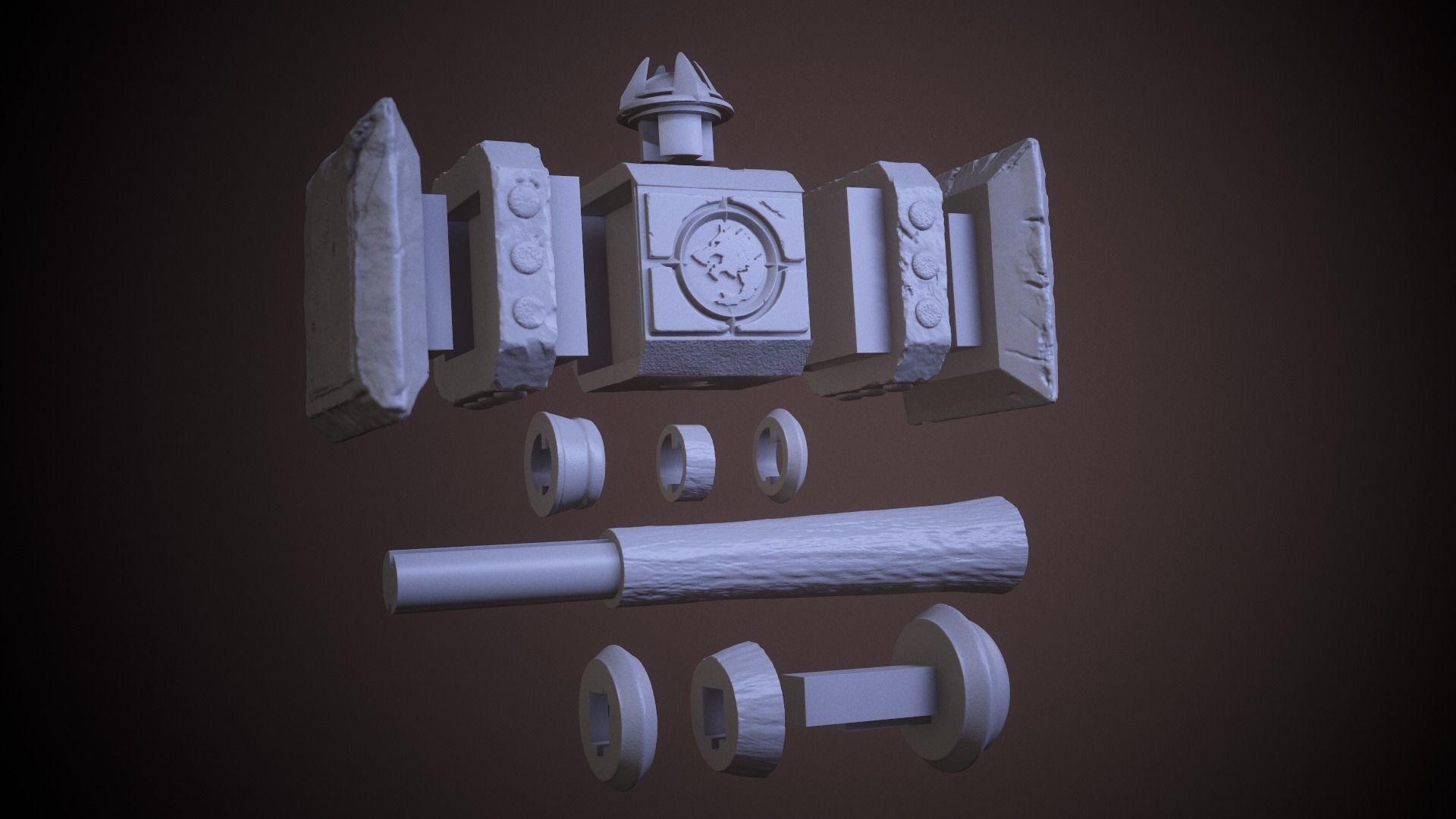 Doomhammer Warcraft 3D printable 3D print model_8