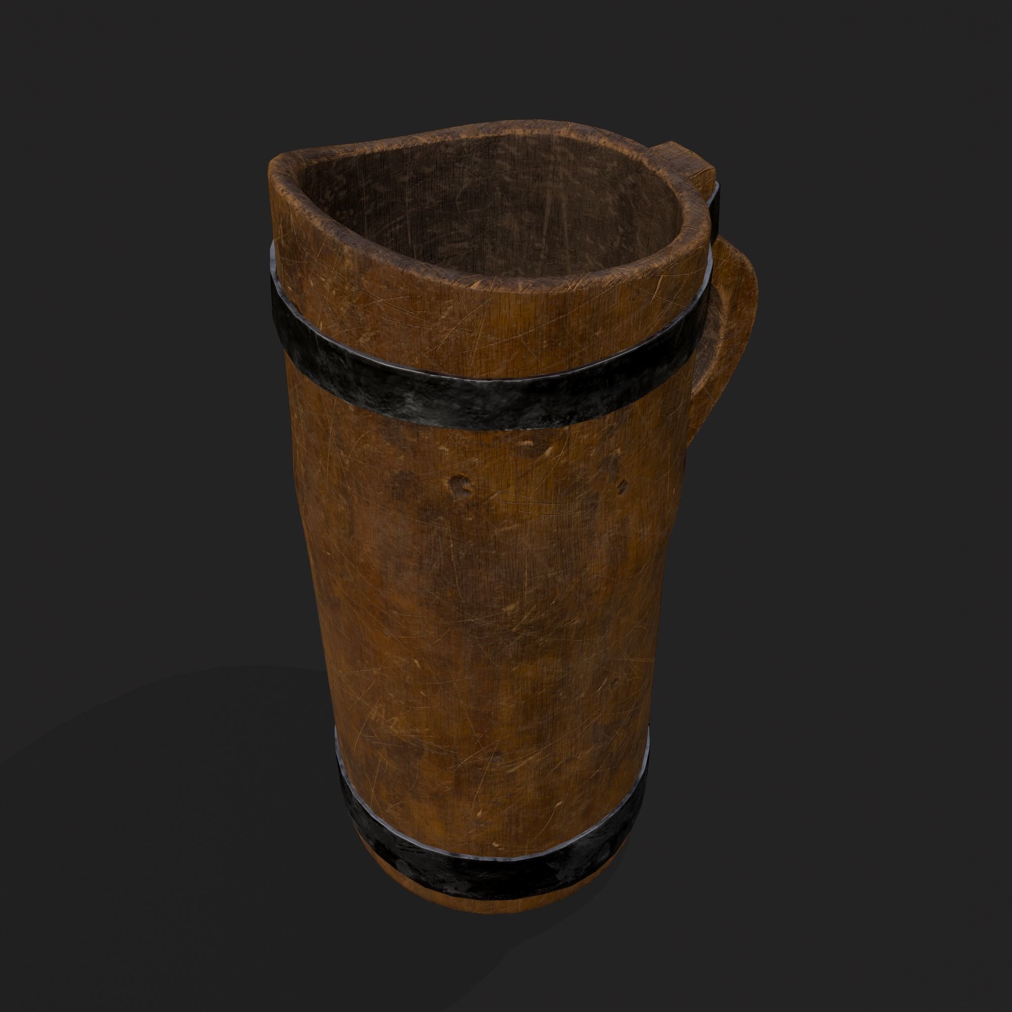 Medieval Three Cups 3D Model Collection_34