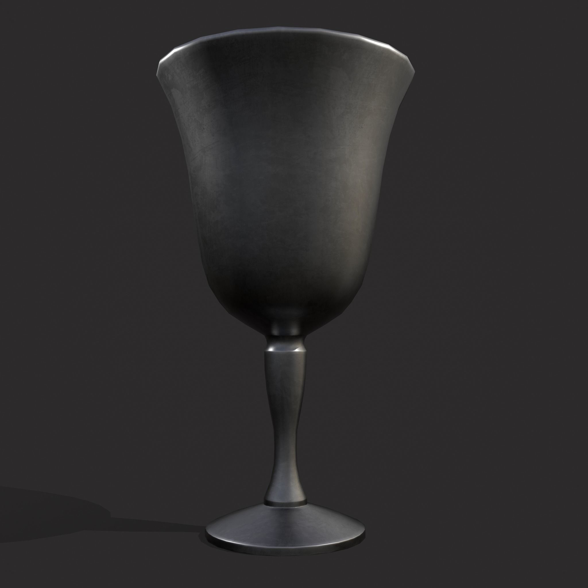 Medieval Three Cups 3D Model Collection_18