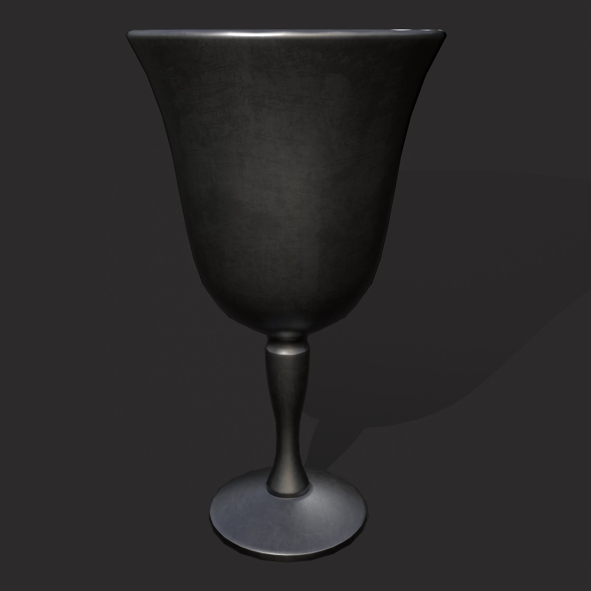 Medieval Three Cups 3D Model Collection_24