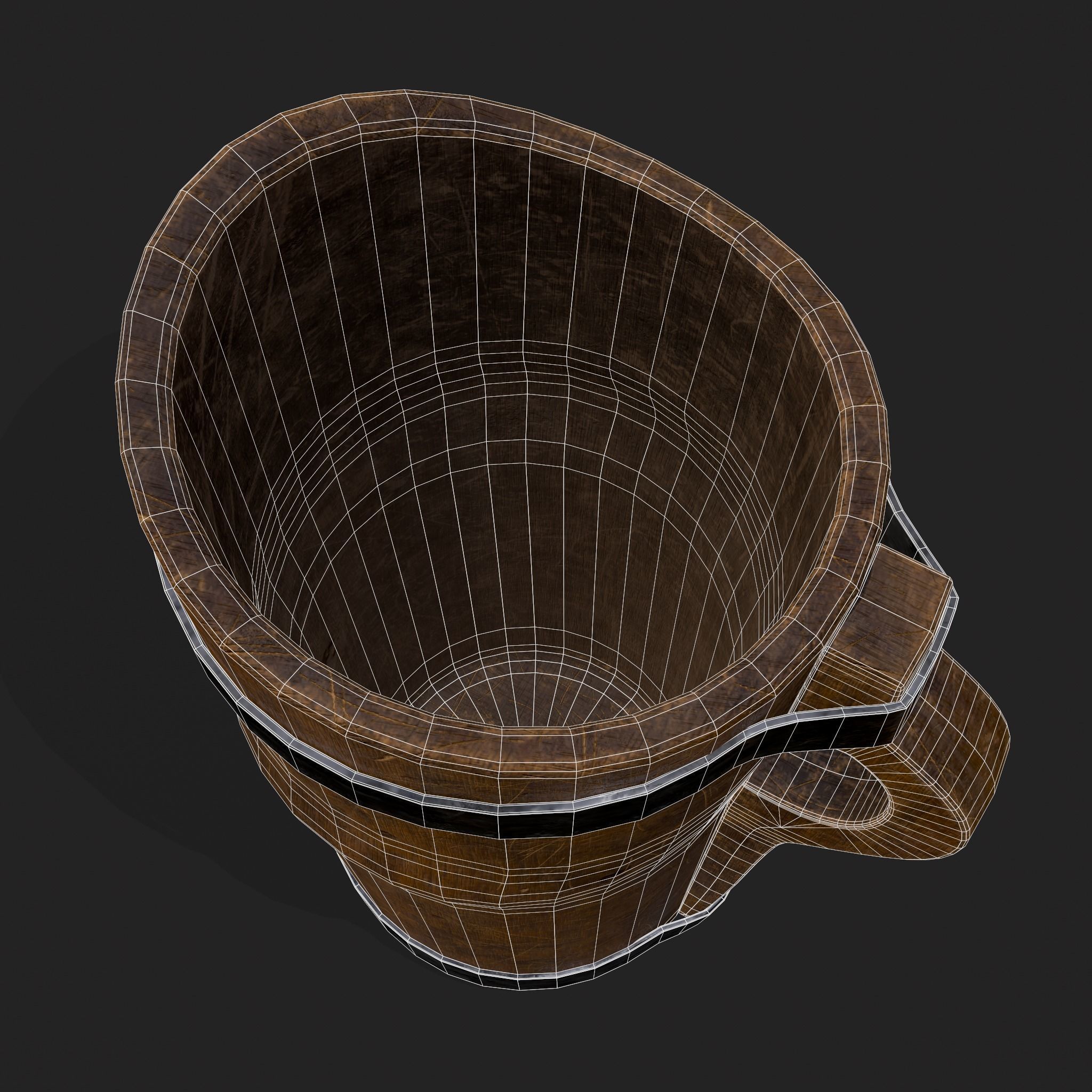 Medieval Three Cups 3D Model Collection_33