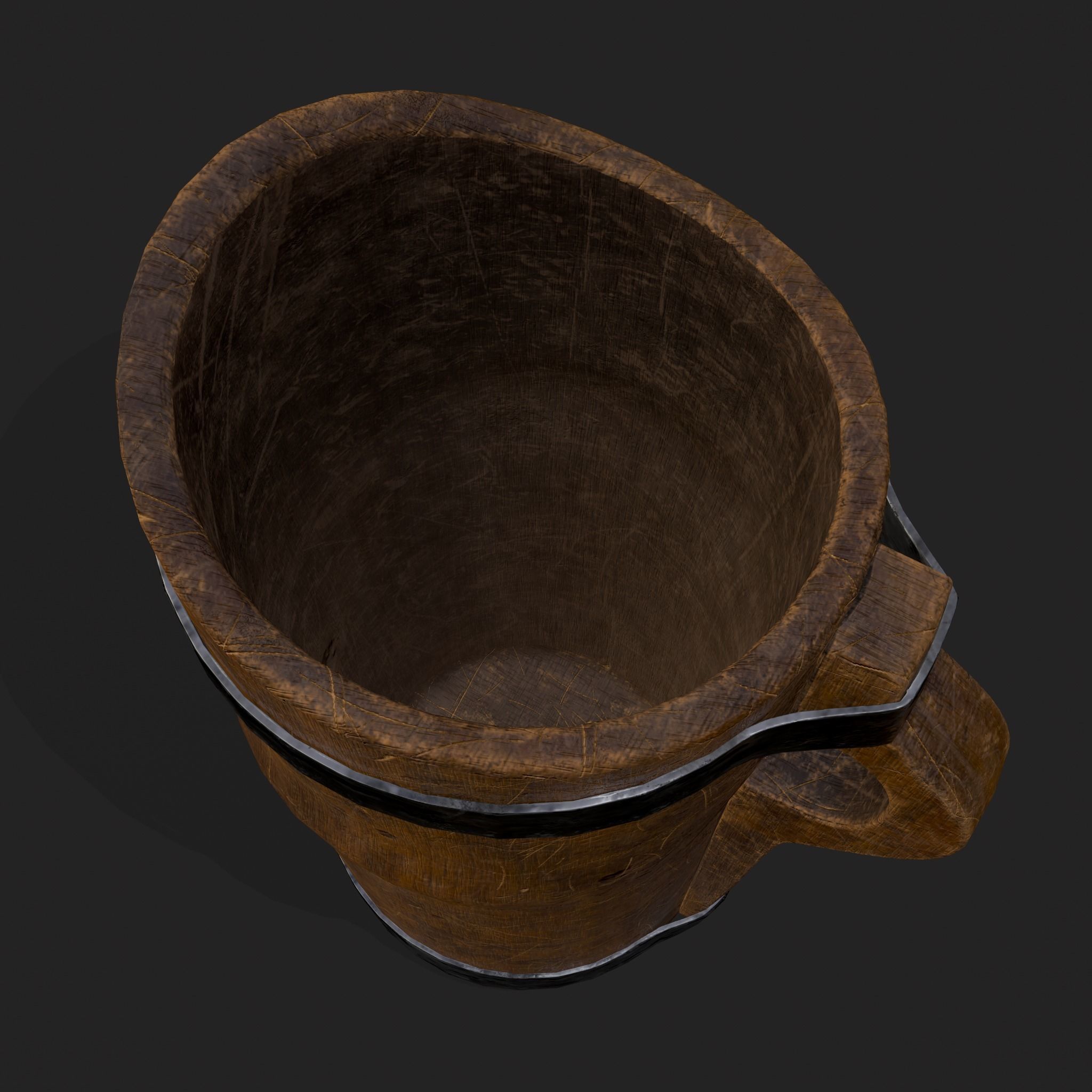 Medieval Three Cups 3D Model Collection_32