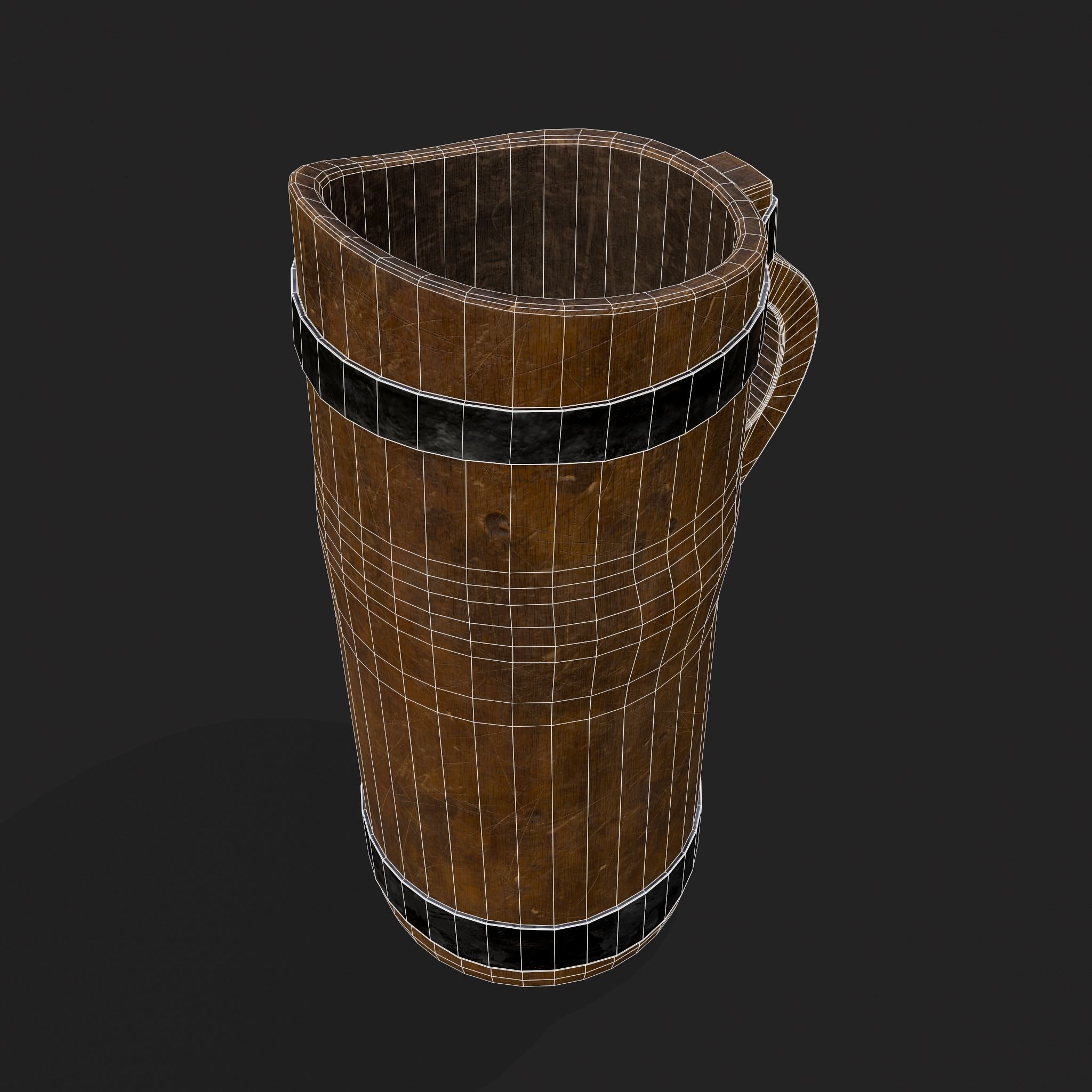 Medieval Three Cups 3D Model Collection_35