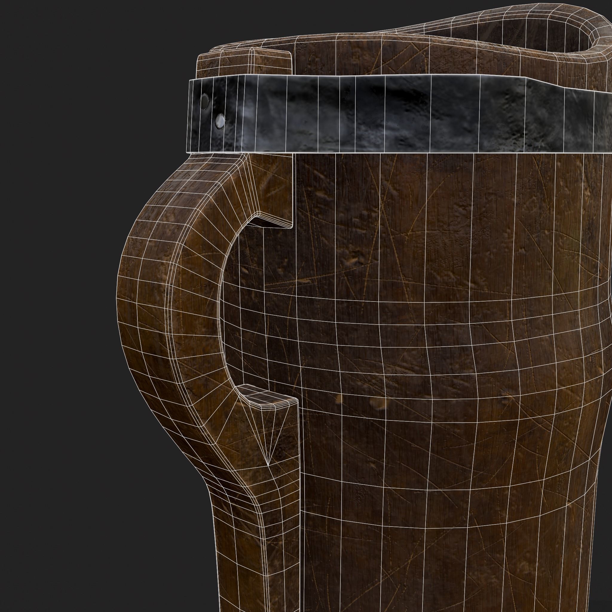 Medieval Three Cups 3D Model Collection_29