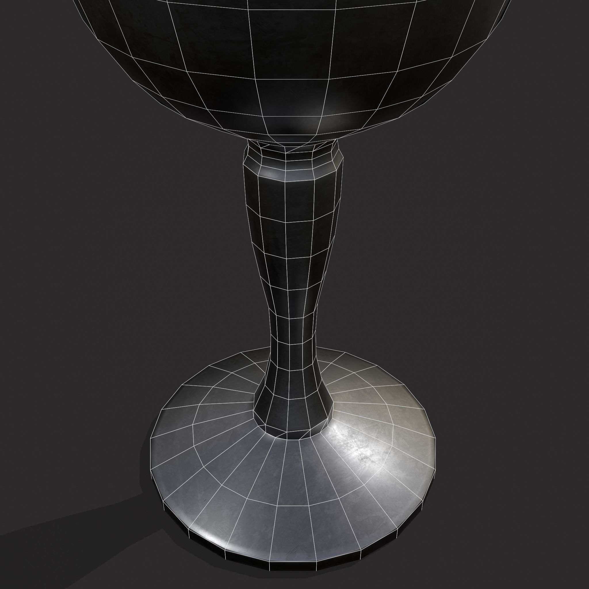 Medieval Three Cups 3D Model Collection_23