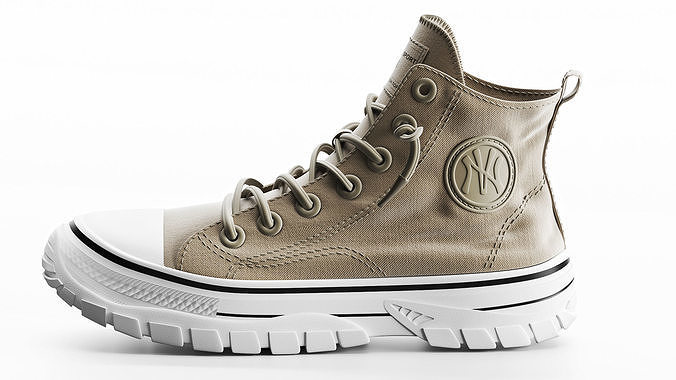 Sneakers Casual high-top 3D model