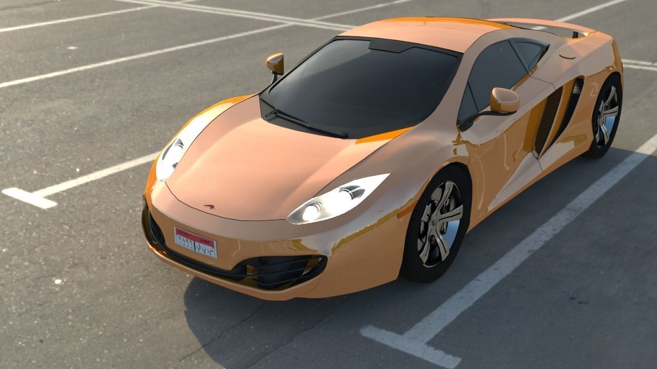 McLaren mp4 2011 3D model_1