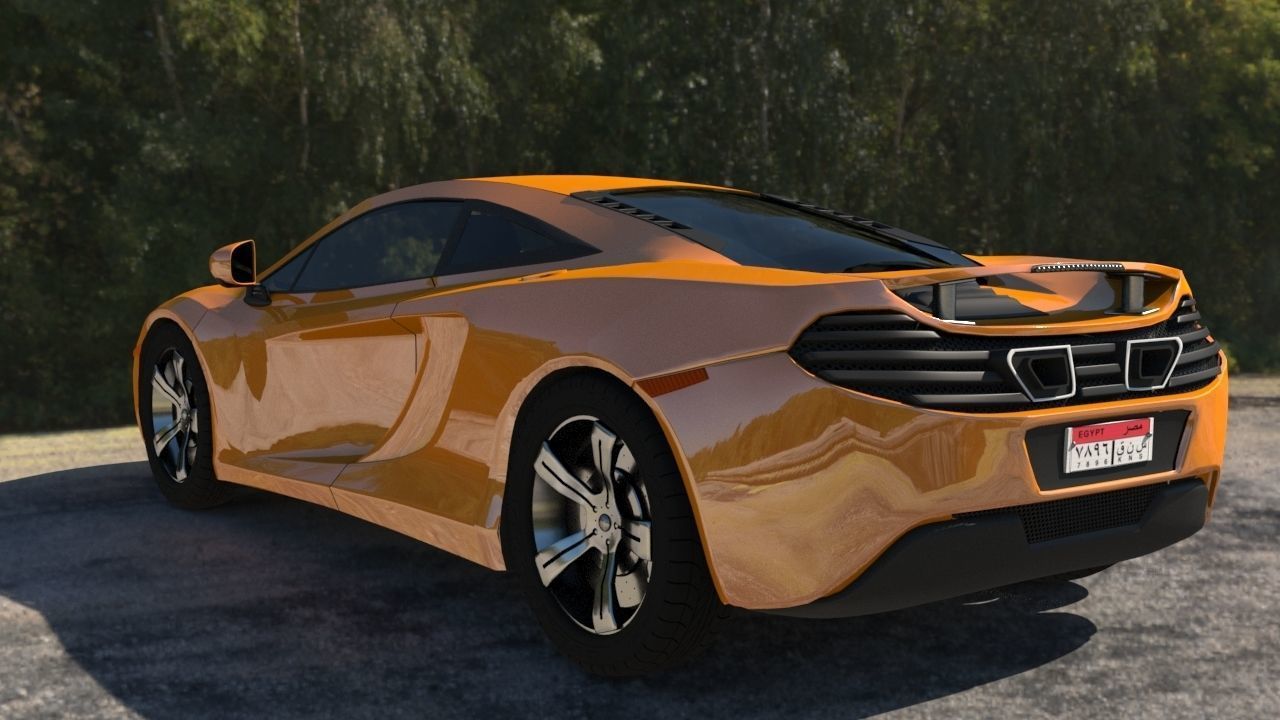 McLaren mp4 2011 3D model_5