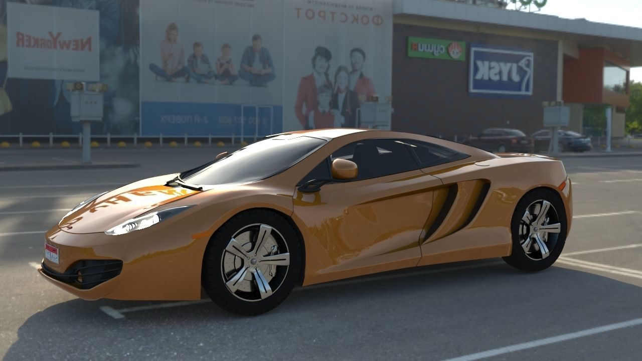 McLaren mp4 2011 3D model_2