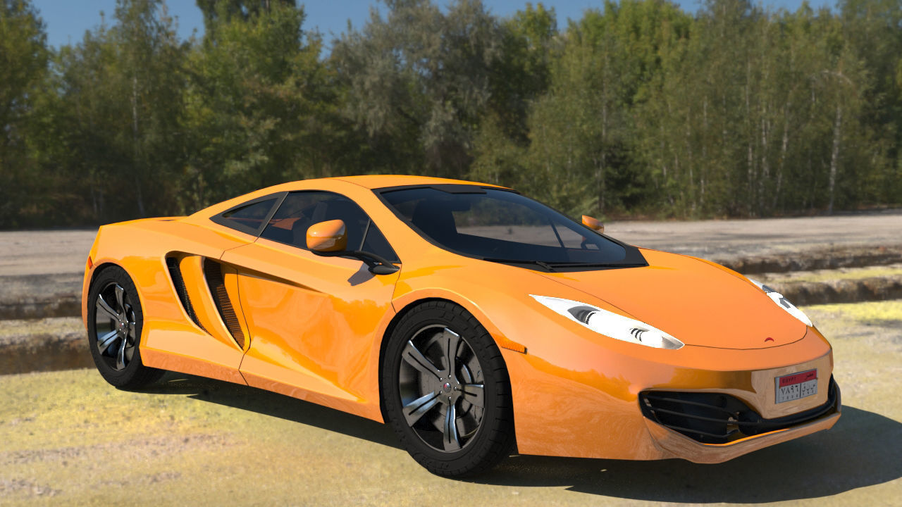 McLaren mp4 2011 3D model_4