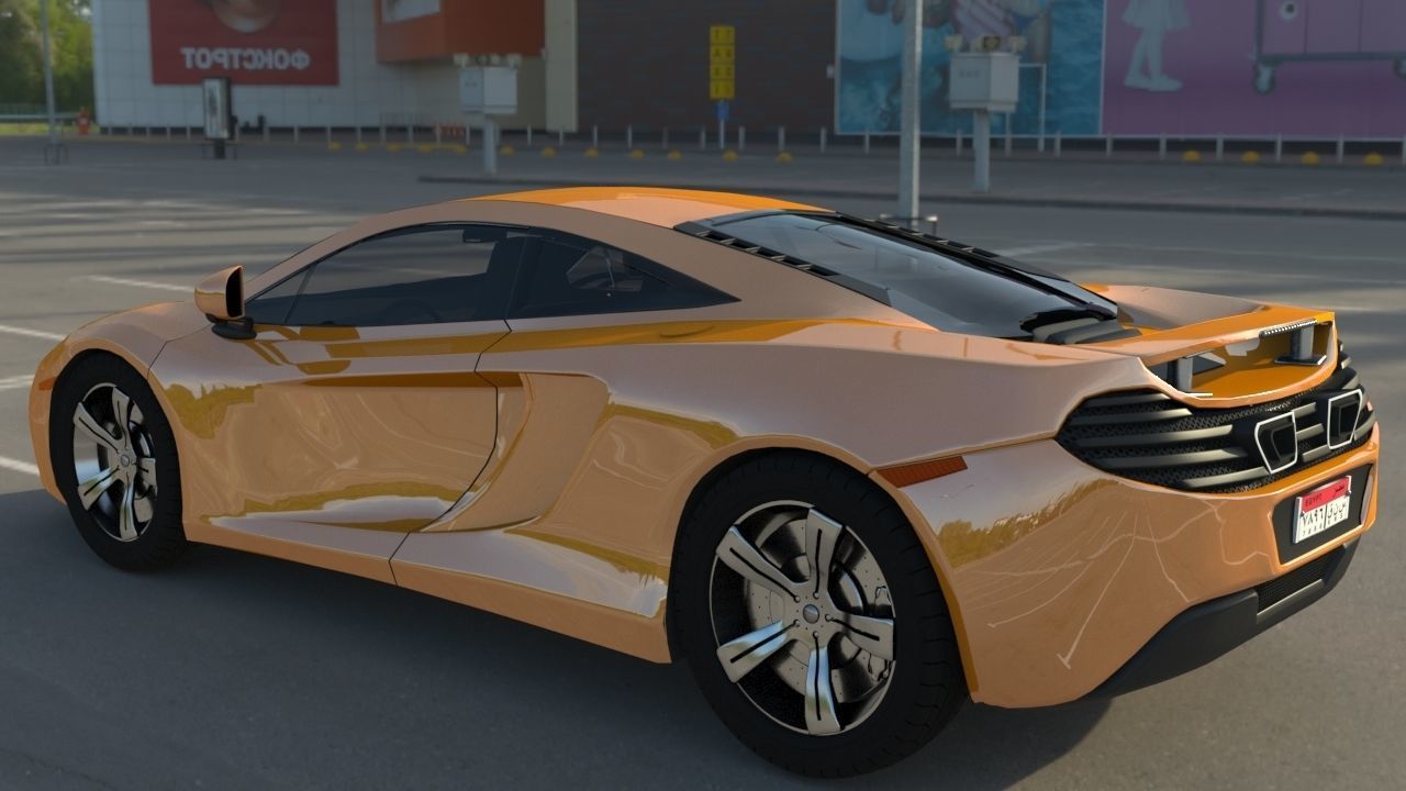 McLaren mp4 2011 3D model_3
