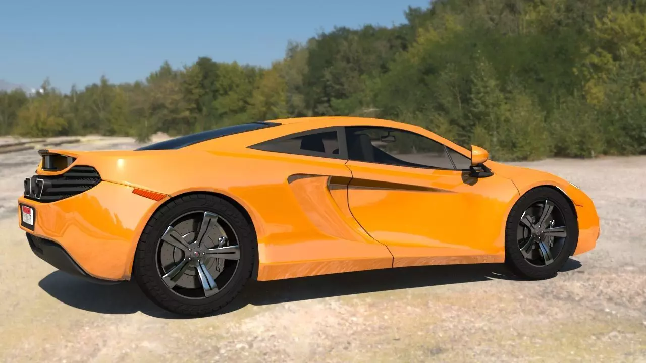 McLaren mp4 2011 3D model_0