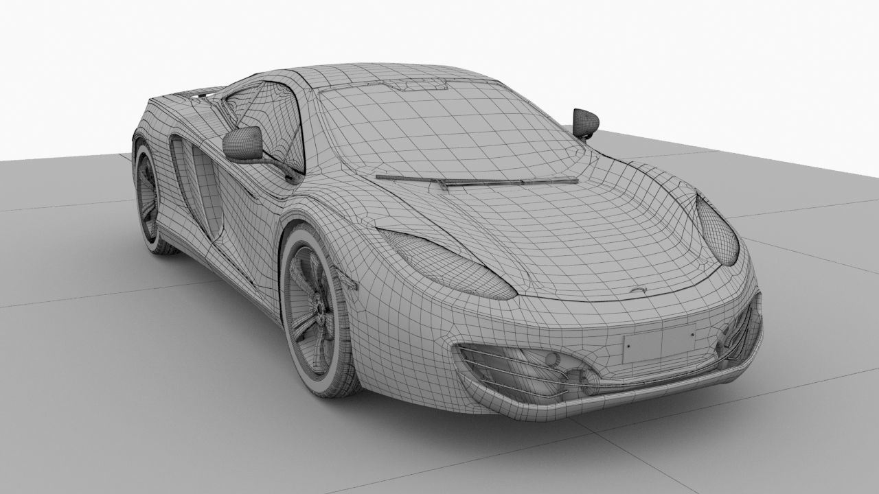 McLaren mp4 2011 3D model_7