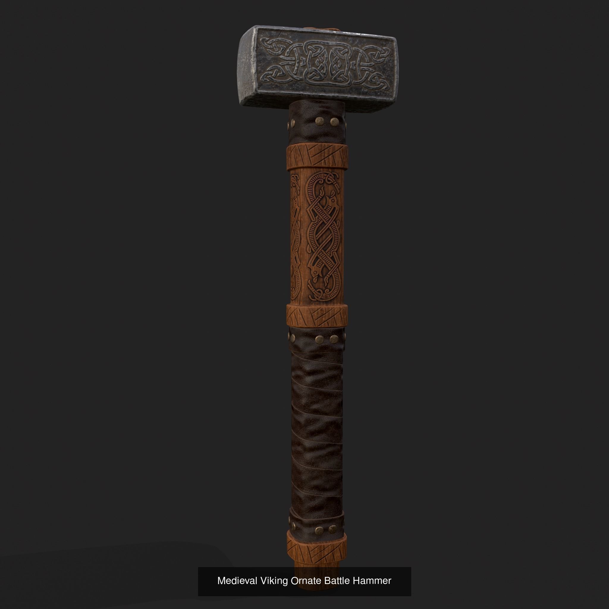 Medieval Props Chest Display 3D Model Collection_27