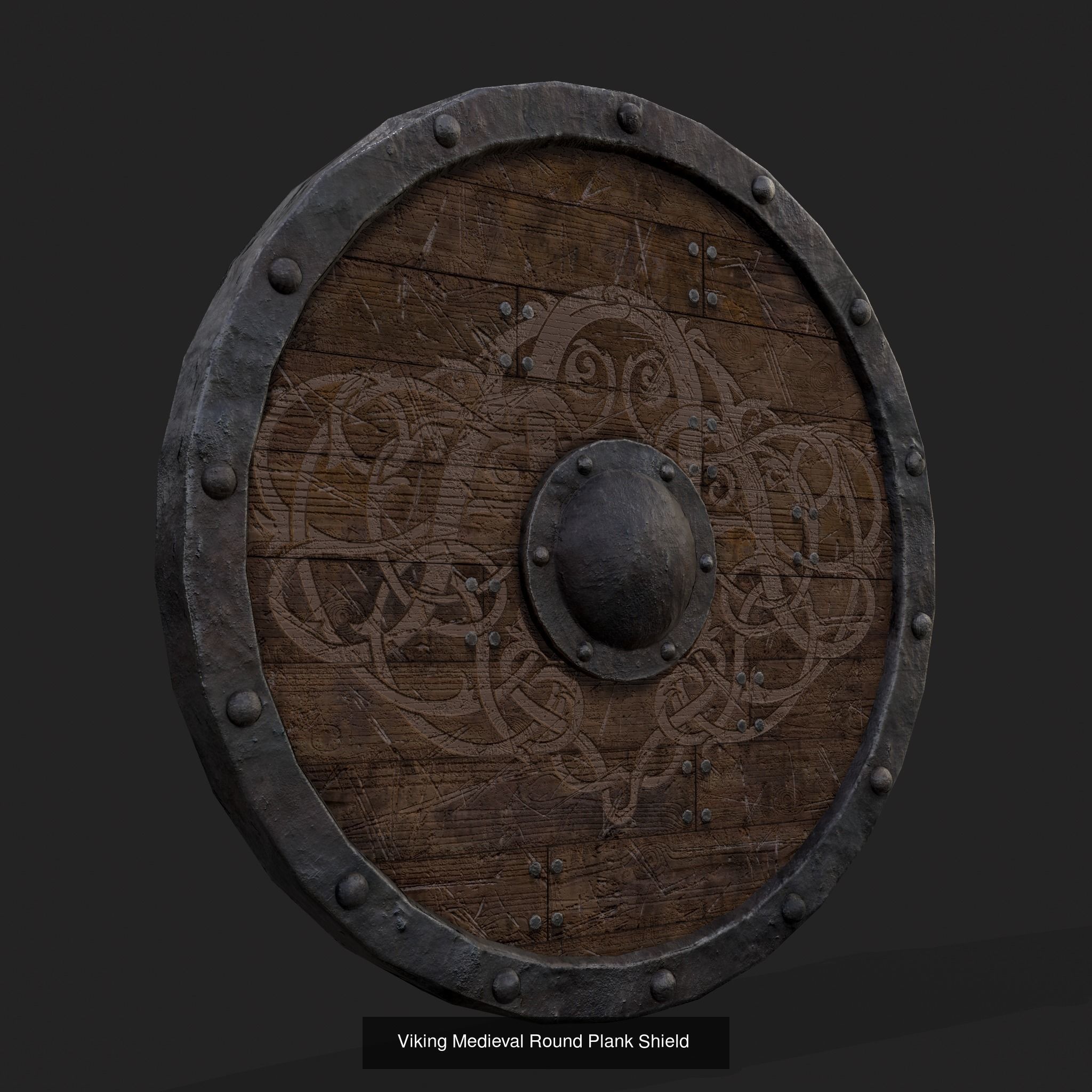 Medieval Props Chest Display 3D Model Collection_26