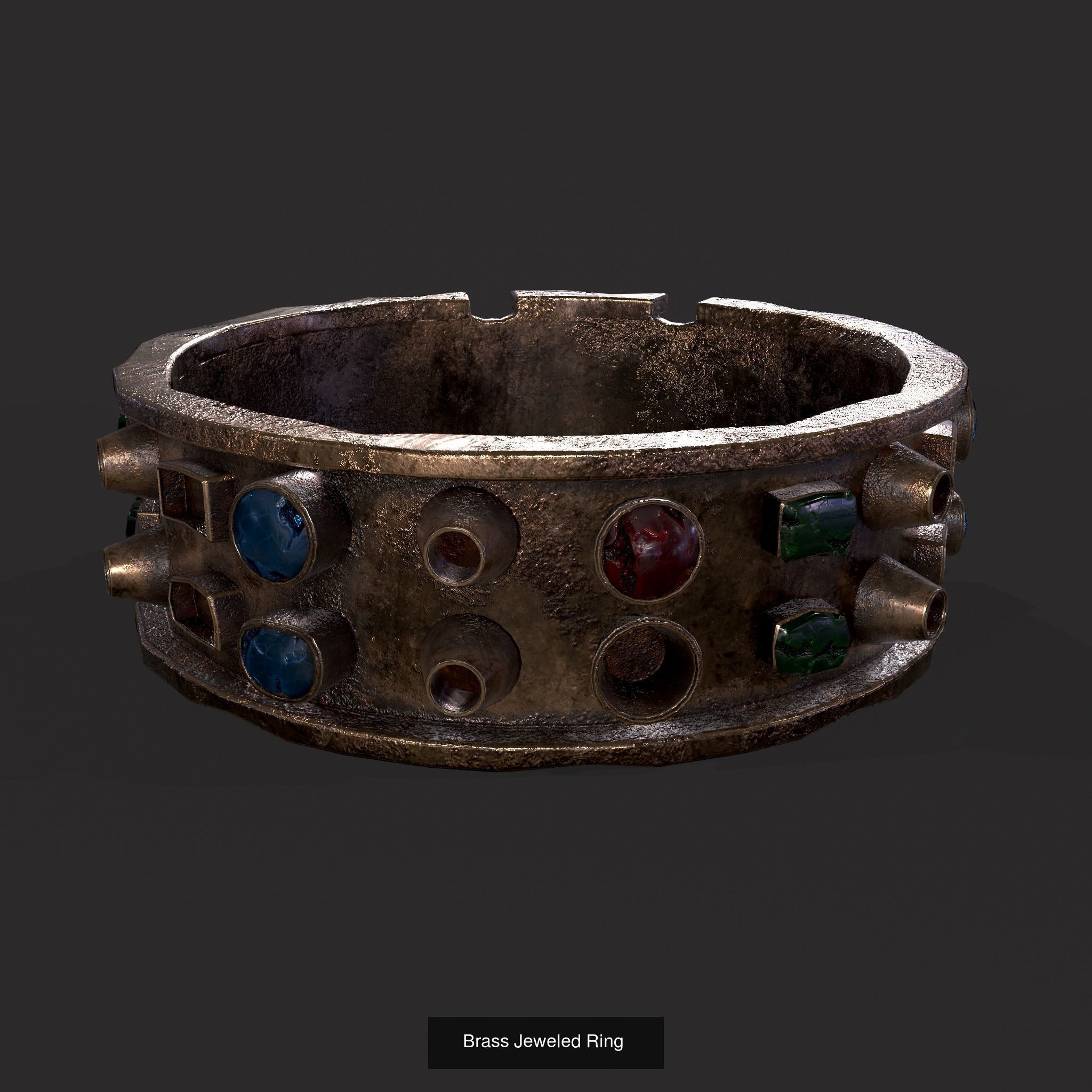 Medieval Props Chest Display 3D Model Collection_25