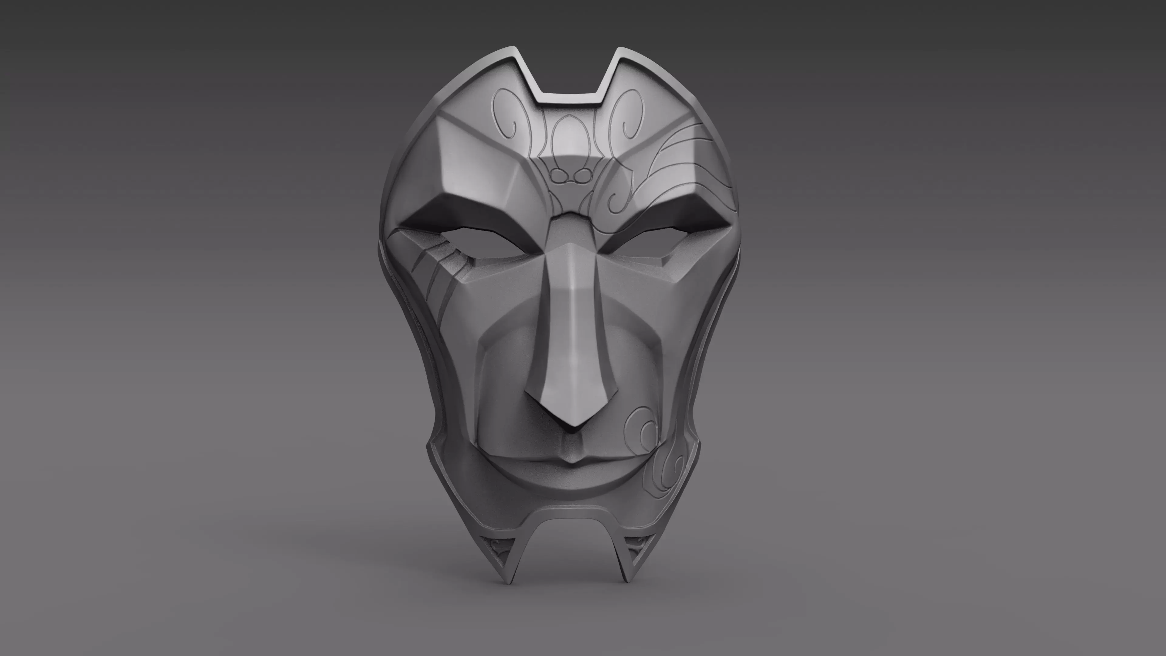 Jhin Mask 3D Printable 3D print model_0