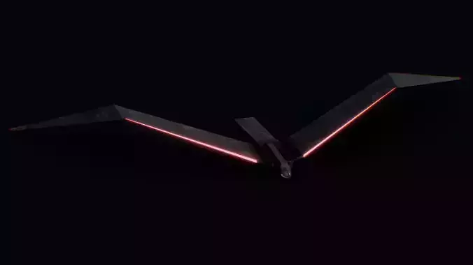 Futuristic Sci Fi AirForce Space Ship Transport