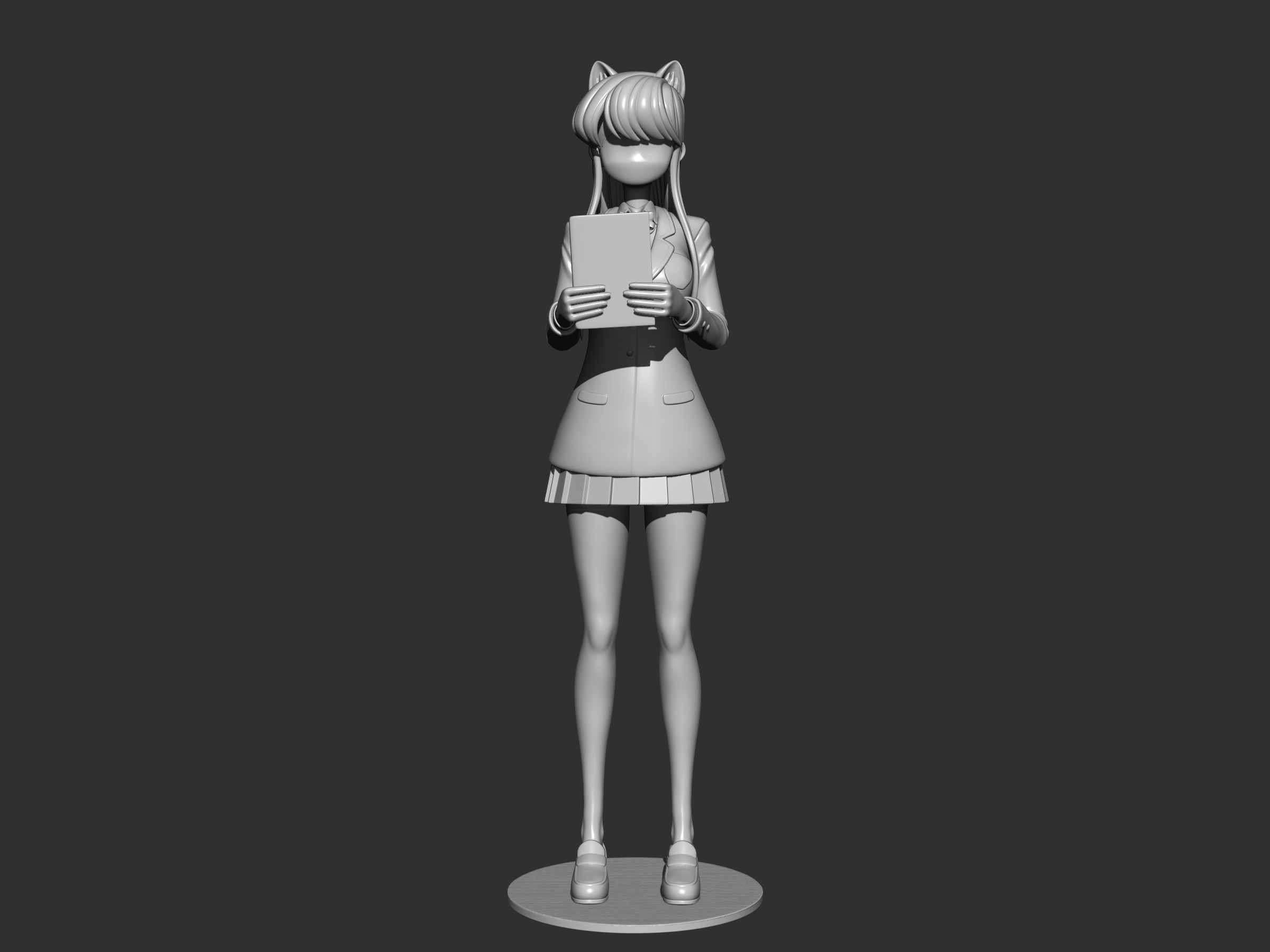 Komi Shouko figure 3d 3D print model_13